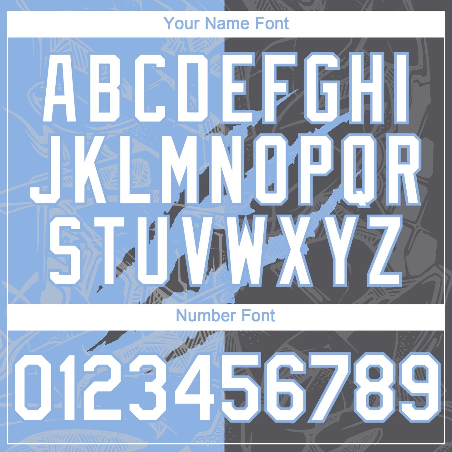 Custom Graffiti Pattern White Steel Gray-Light Blue 3D Scratch Authentic Baseball Jersey view 5