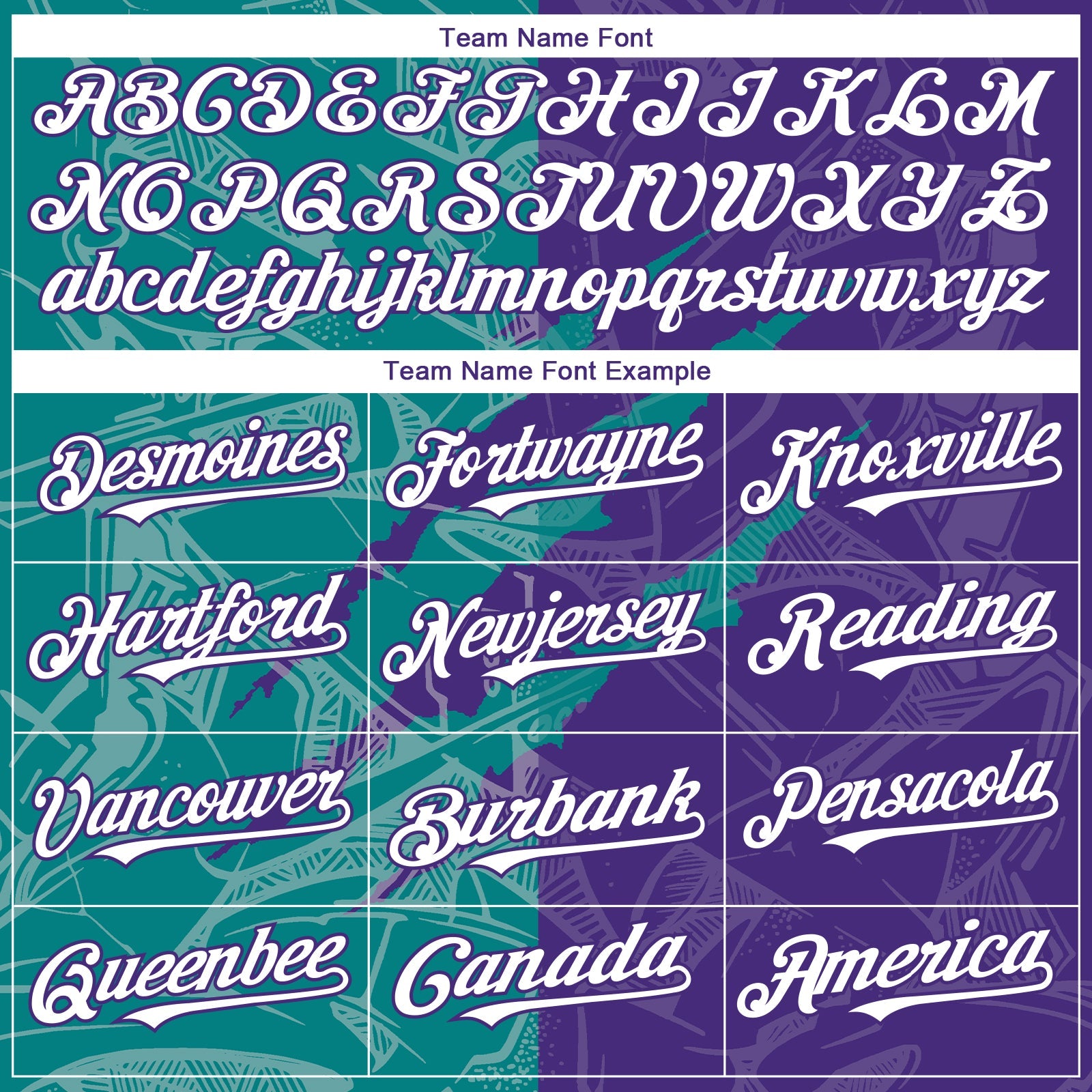 Custom Graffiti Pattern White Purple-Teal 3D Scratch Authentic Baseball Jersey view 4