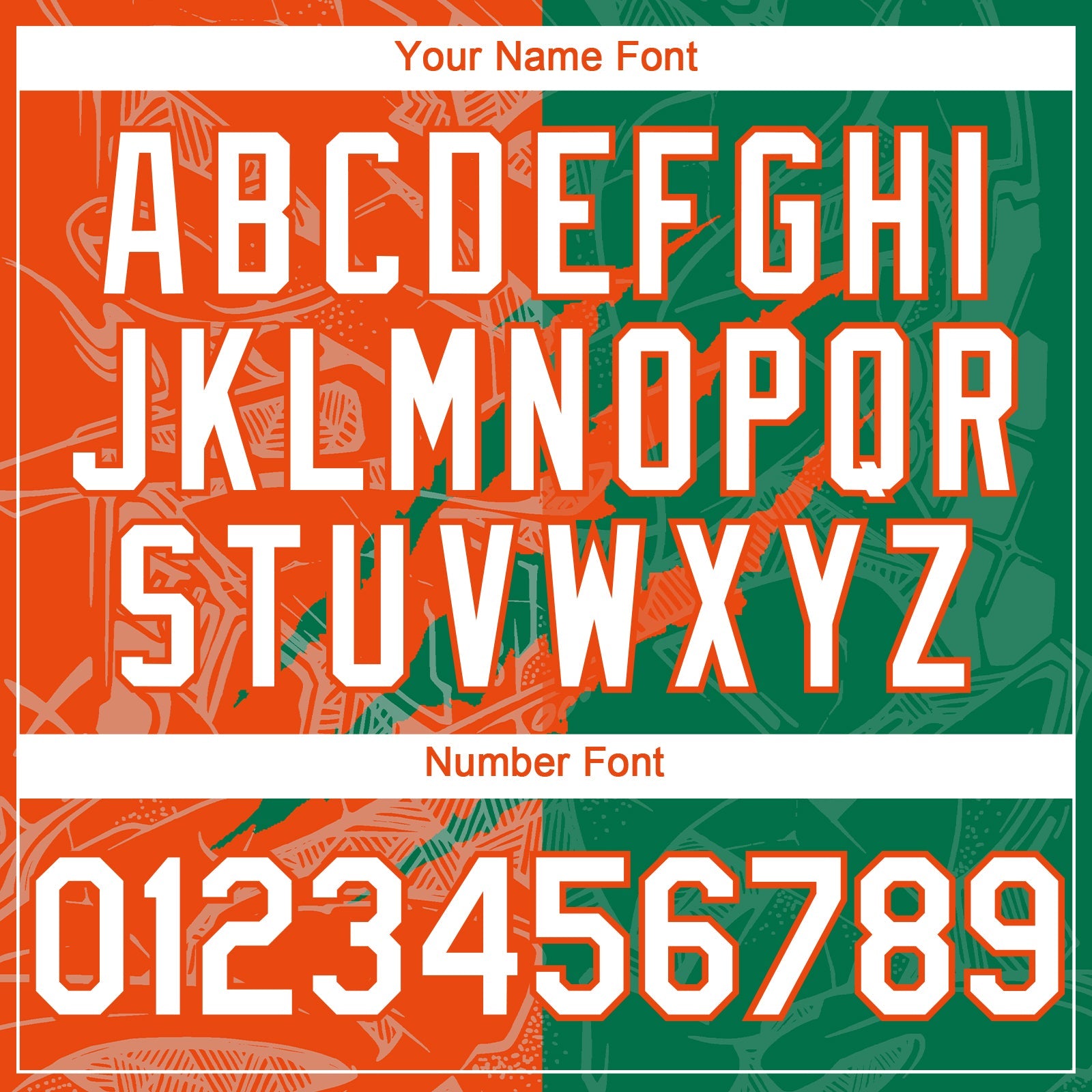 Custom Graffiti Pattern White Kelly Green-Orange 3D Scratch Authentic Baseball Jersey view 5