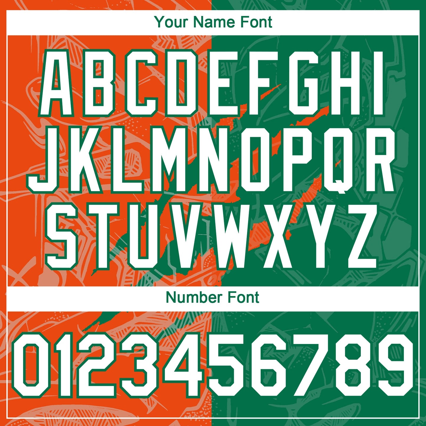 Custom Graffiti Pattern White Kelly Green-Orange 3D Scratch Authentic Baseball Jersey view 5