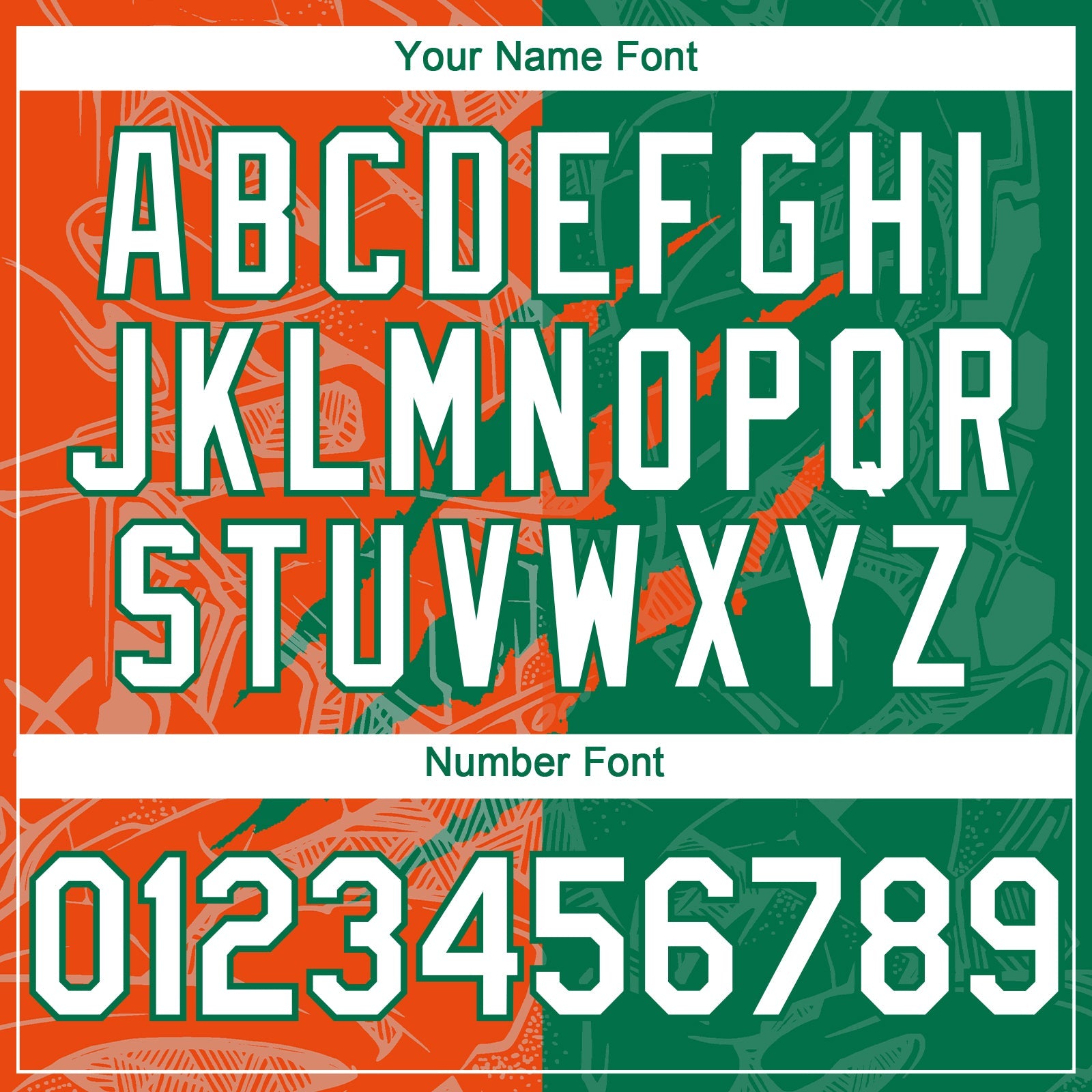 Custom Graffiti Pattern White Kelly Green-Orange 3D Scratch Authentic Baseball Jersey view 5