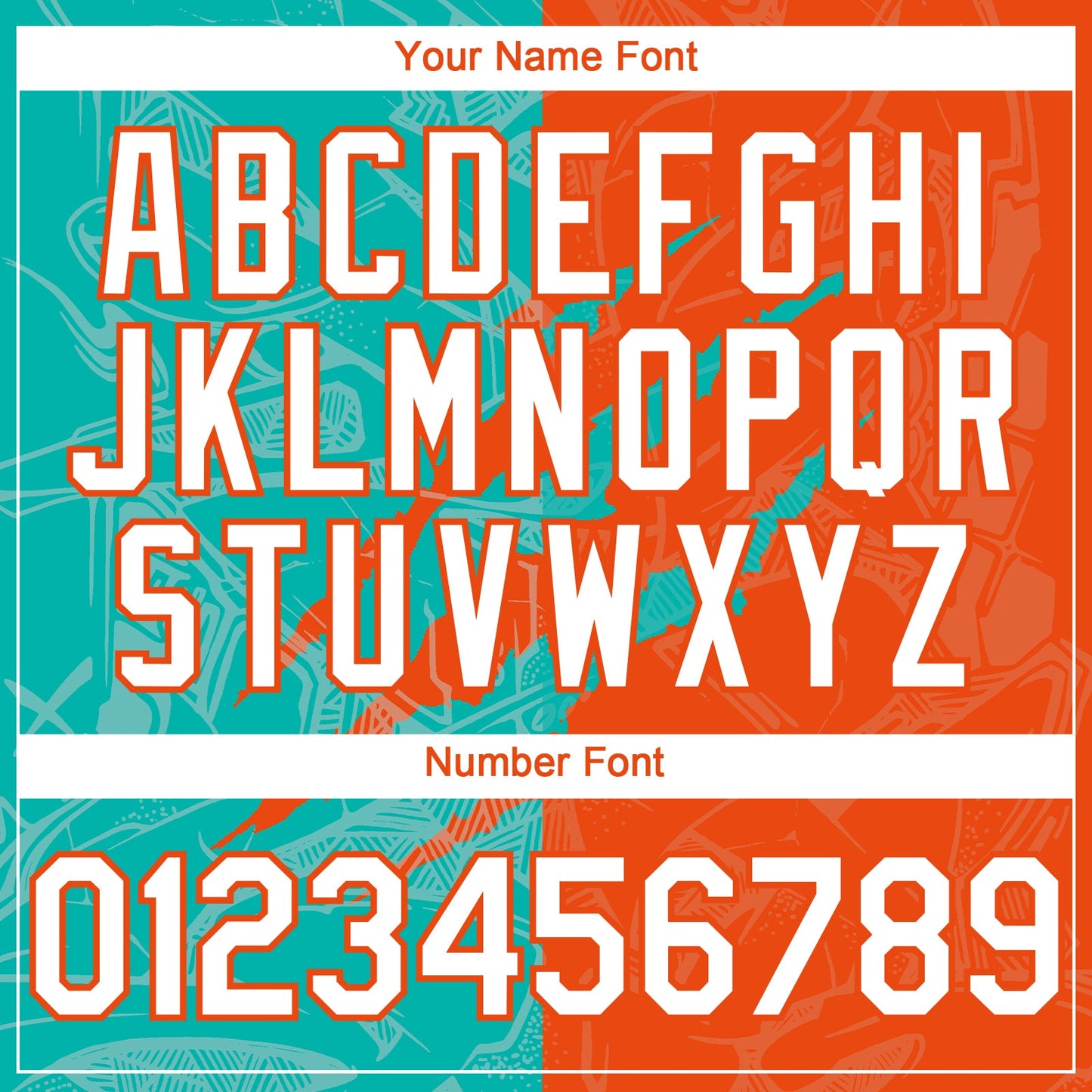 Custom Graffiti Pattern White Orange-Aqua 3D Scratch Authentic Baseball Jersey view 5