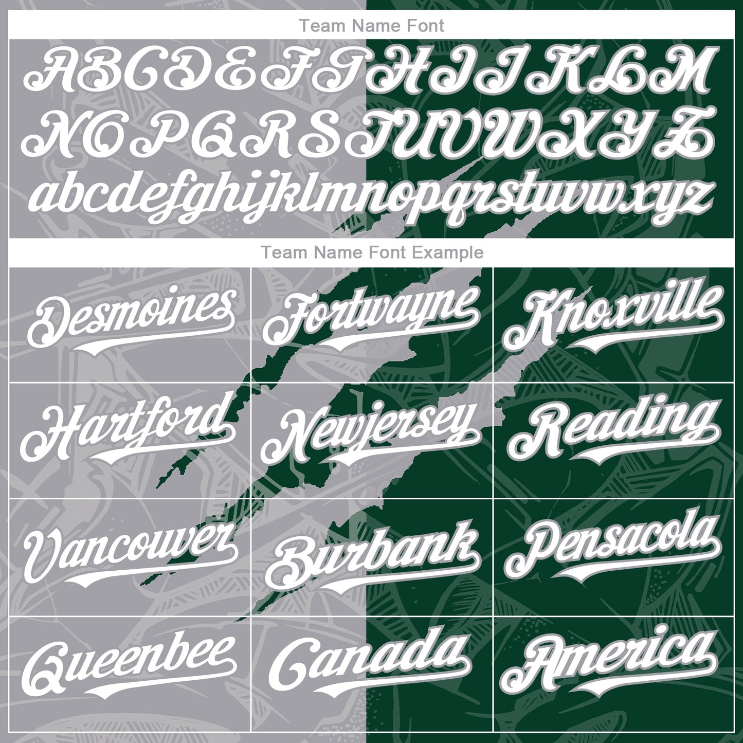 Custom Graffiti Pattern White Green-Gray 3D Scratch Authentic Baseball Jersey view 4