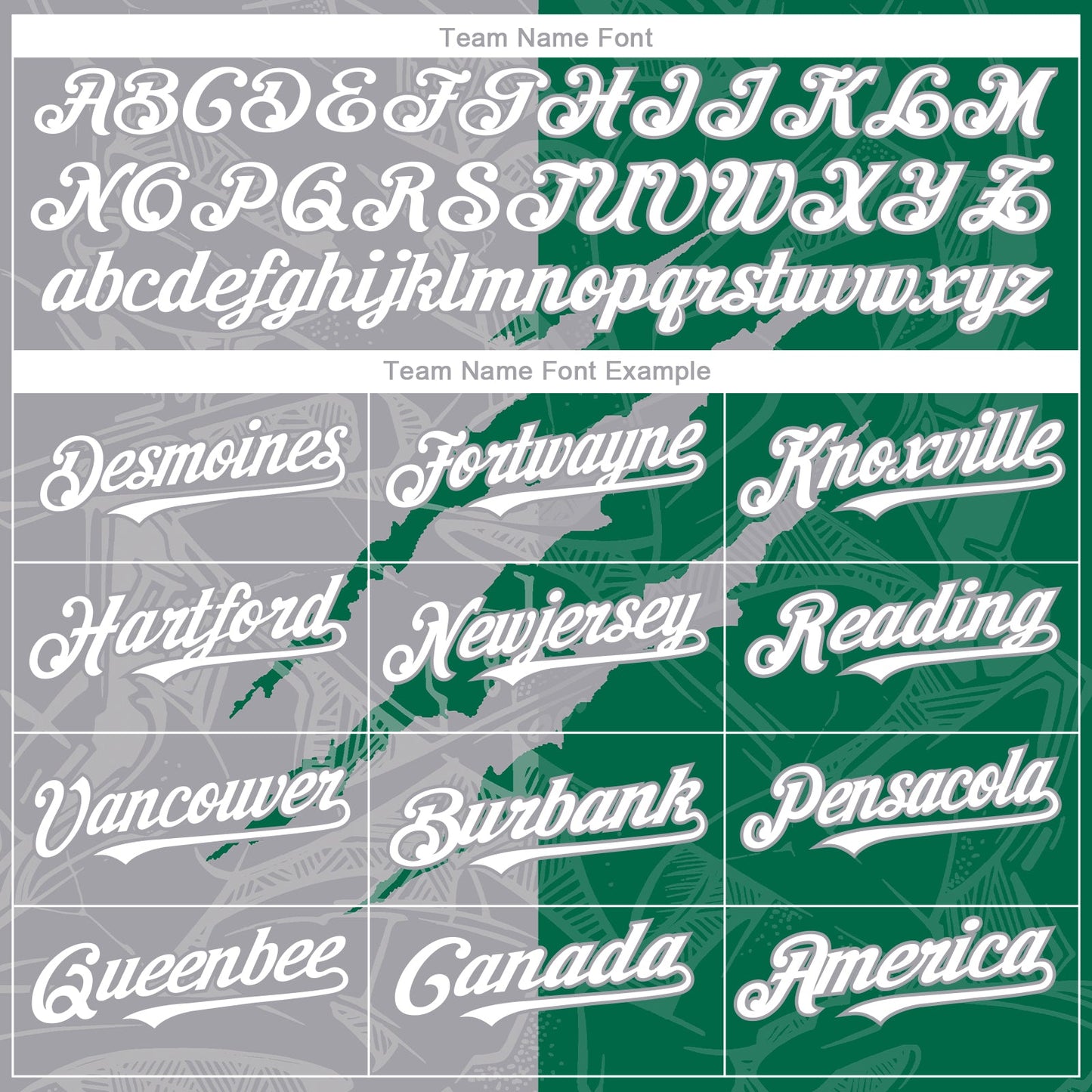 Custom Graffiti Pattern White Kelly Green-Gray 3D Scratch Authentic Baseball Jersey view 4