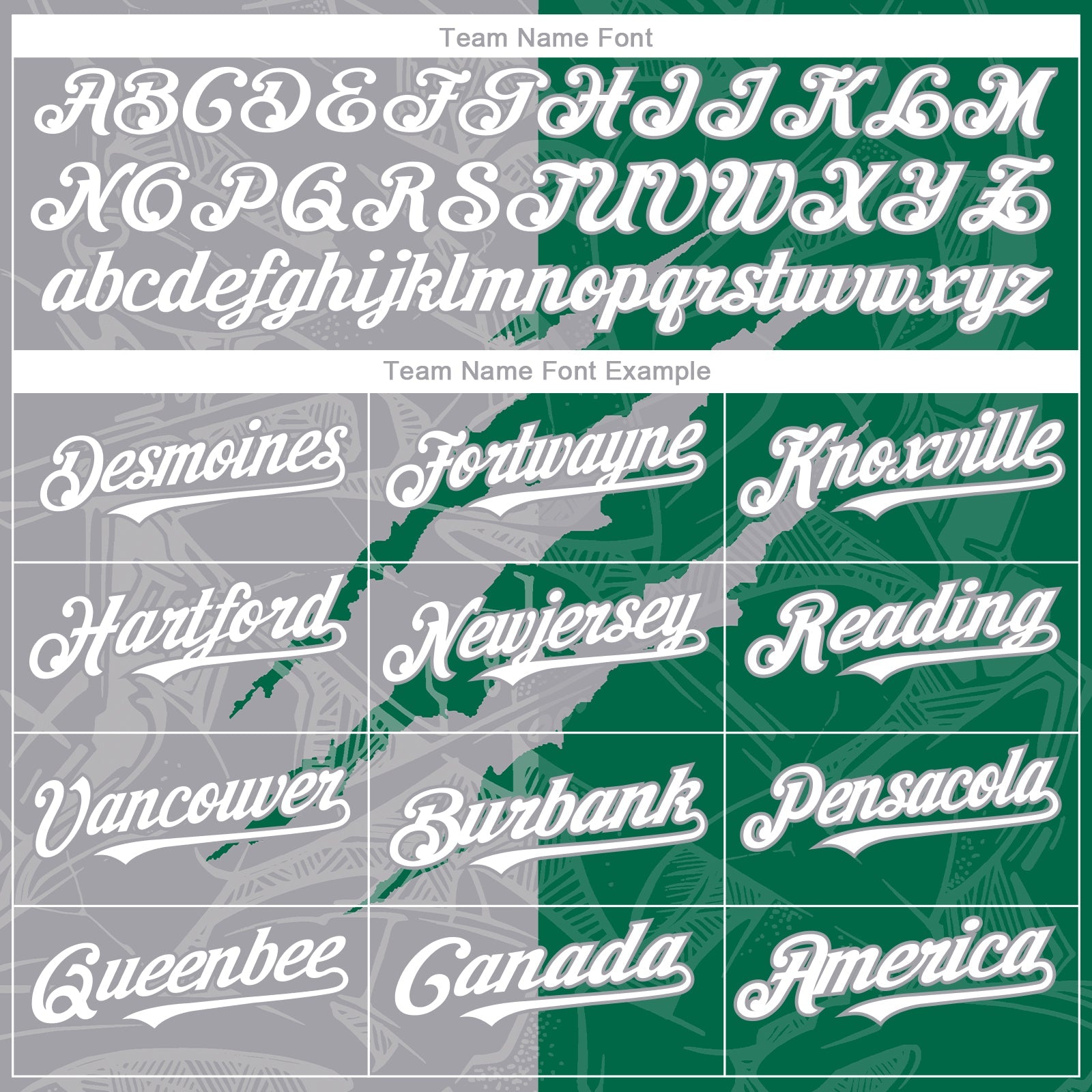 Custom Graffiti Pattern White Kelly Green-Gray 3D Scratch Authentic Baseball Jersey view 4
