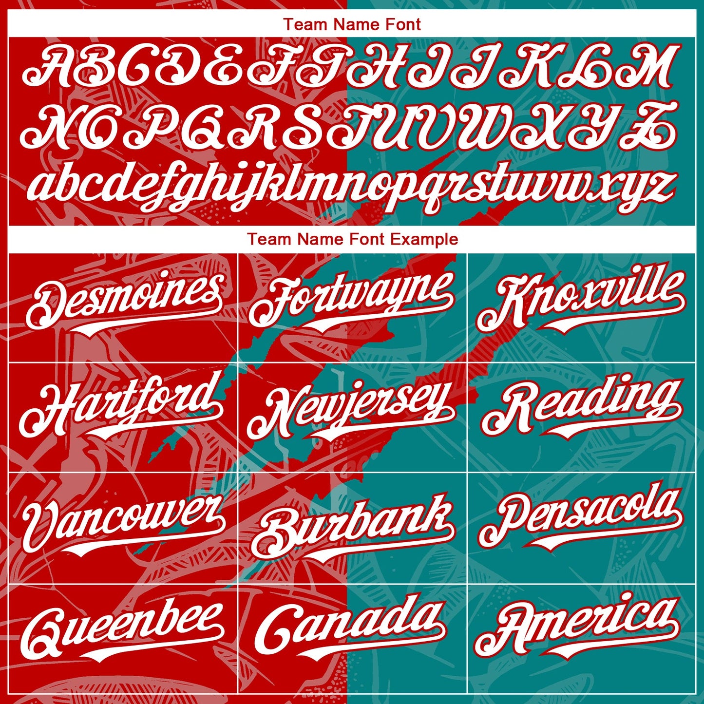 Custom Graffiti Pattern White Teal-Red 3D Scratch Authentic Baseball Jersey view 4