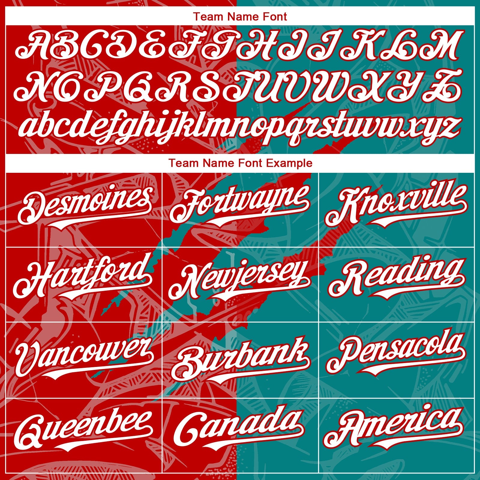 Custom Graffiti Pattern White Teal-Red 3D Scratch Authentic Baseball Jersey view 4