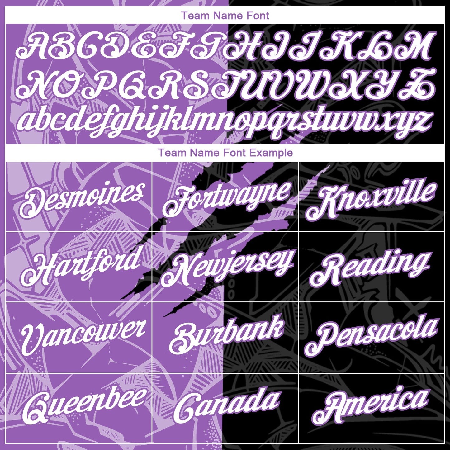 Custom Graffiti Pattern White Black-Medium Purple Scratch 3D Performance T-Shirt view 3