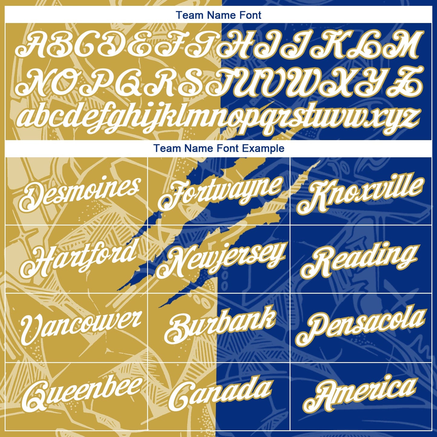 Custom Graffiti Pattern White Royal-Old Gold Scratch 3D Performance T-Shirt view 3