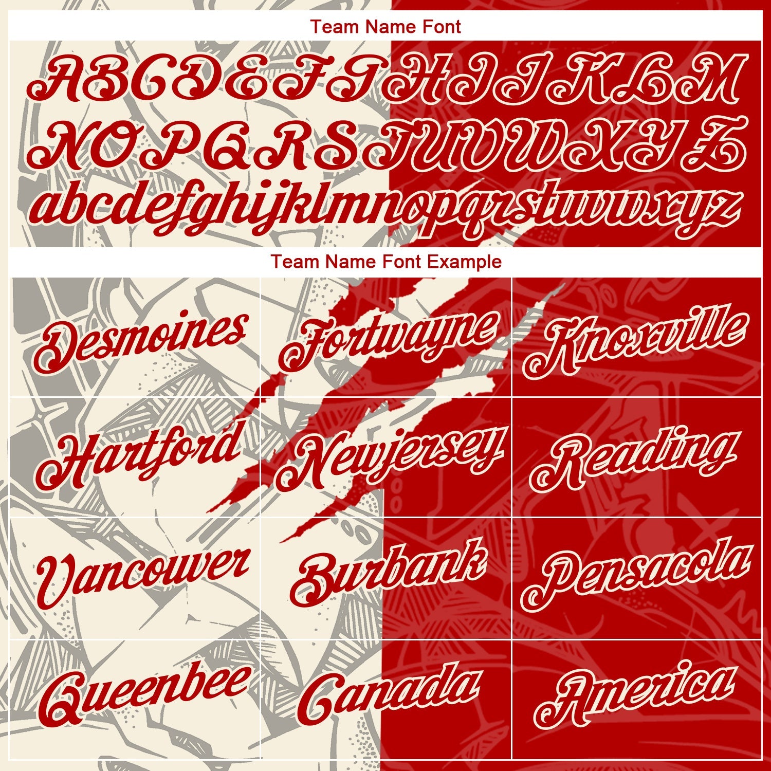 Custom Graffiti Pattern Red-Cream Scratch 3D Performance T-Shirt view 3