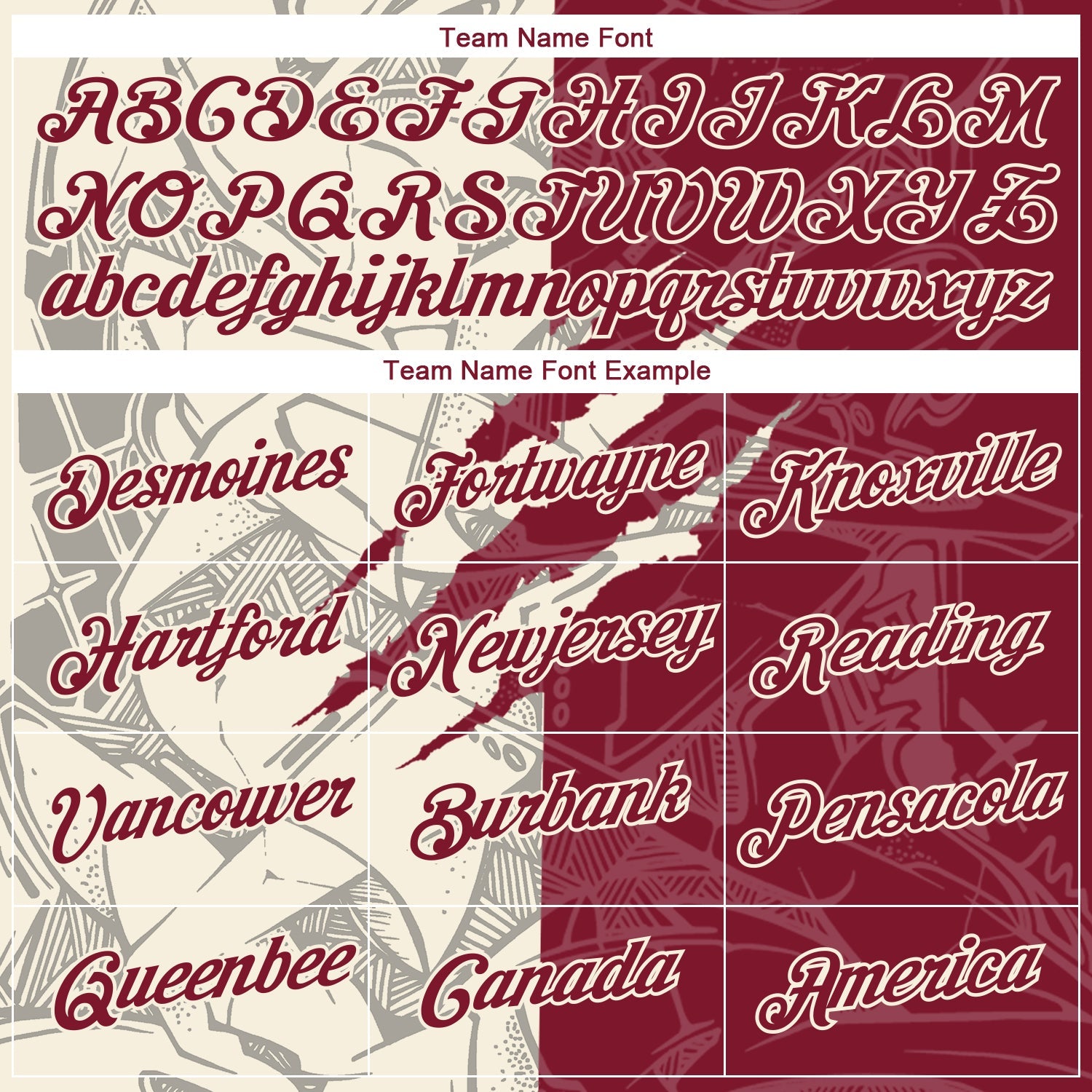 Custom Graffiti Pattern Crimson-Cream Scratch 3D Performance T-Shirt view 3