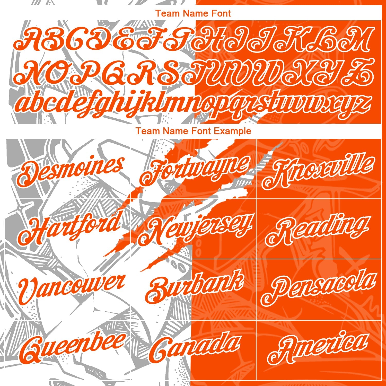 Custom Graffiti Pattern Orange-White Scratch 3D Performance T-Shirt view 3