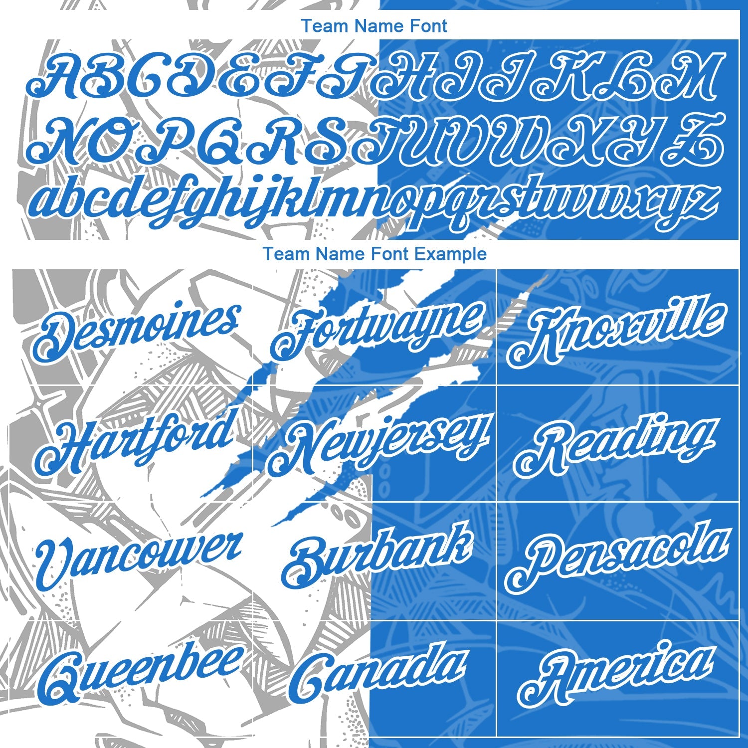 Custom Graffiti Pattern Powder Blue-White Scratch 3D Performance T-Shirt view 3