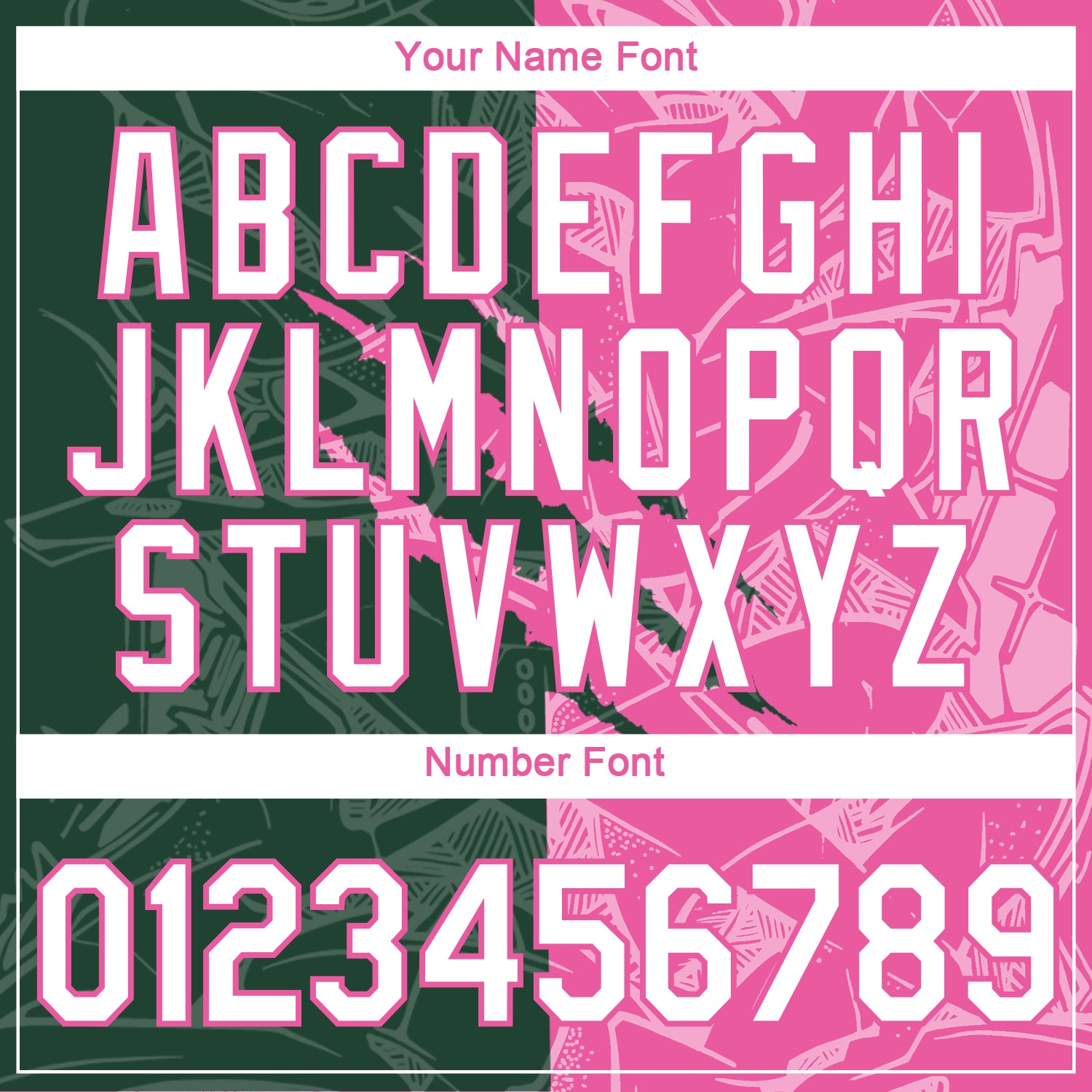 Custom Graffiti Pattern White Green-Pink Scratch 3D Performance T-Shirt view 4