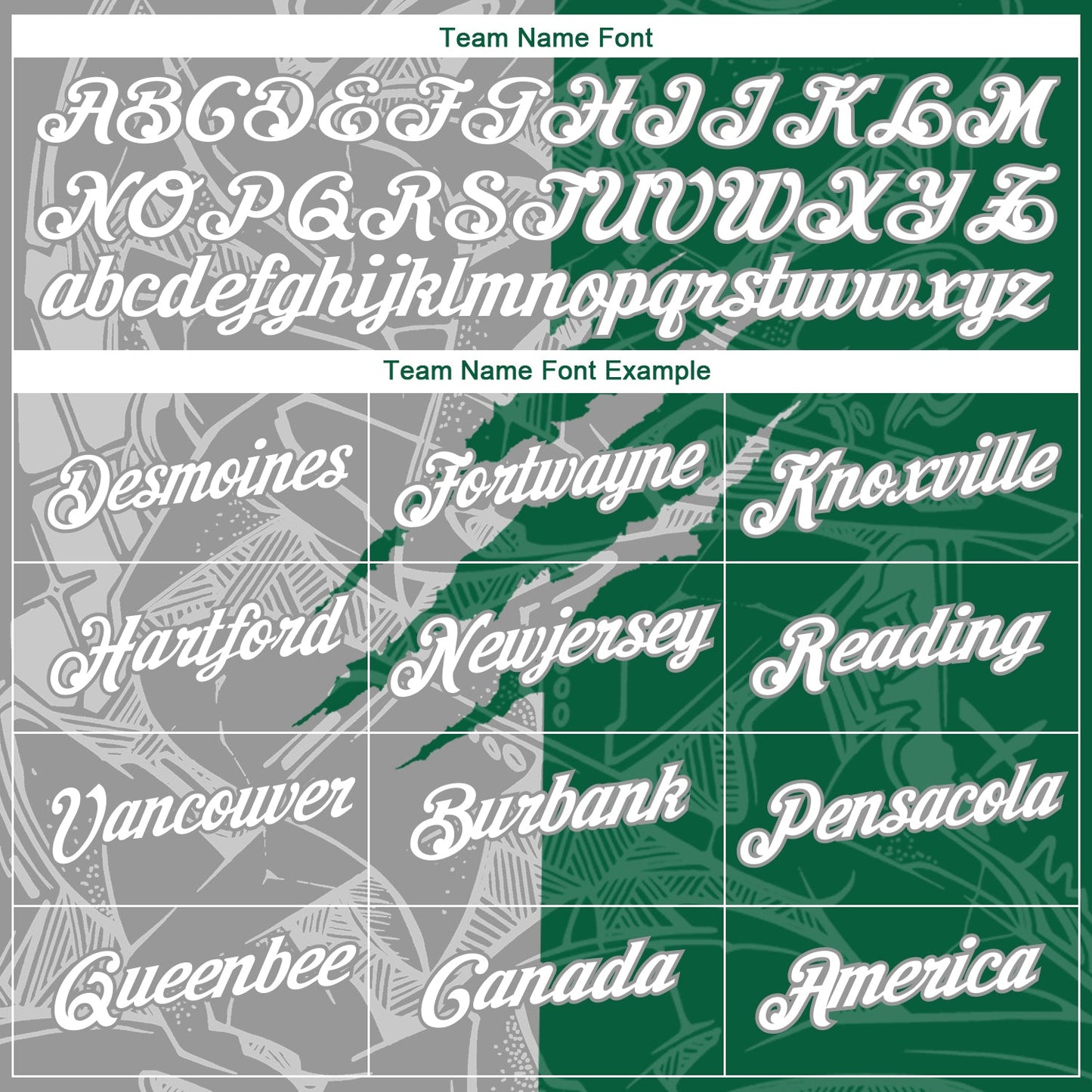Custom Graffiti Pattern White Kelly Green-Gray Scratch 3D Performance T-Shirt view 3