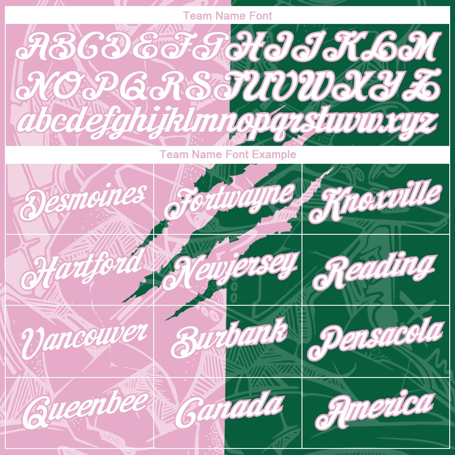 Custom Graffiti Pattern White Kelly Green-Light Pink Scratch 3D Performance T-Shirt view 3
