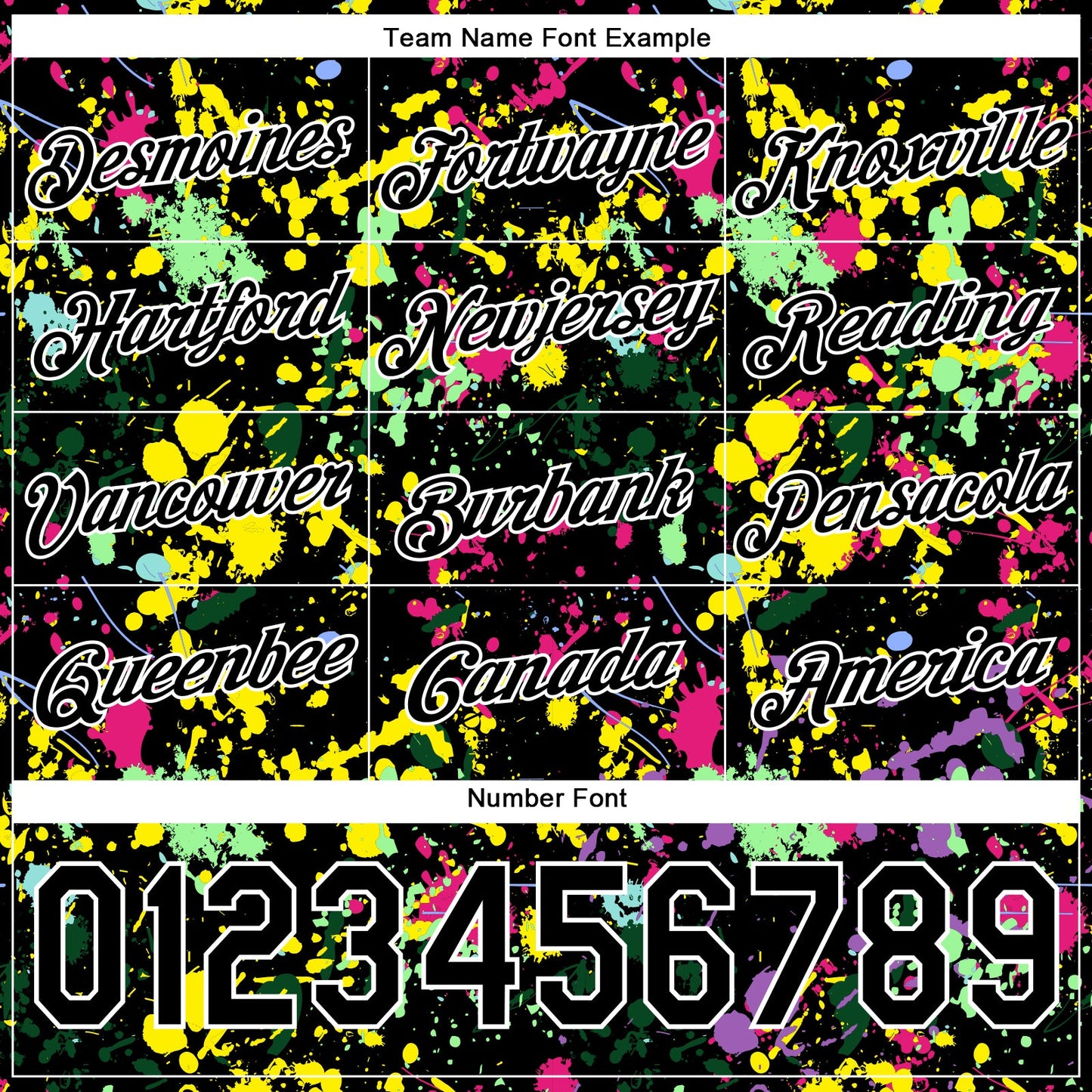Custom Stitched Graffiti Pattern Black-White 3D Splash Grunge Art Sports Pullover Sweatshirt Hoodie view 4