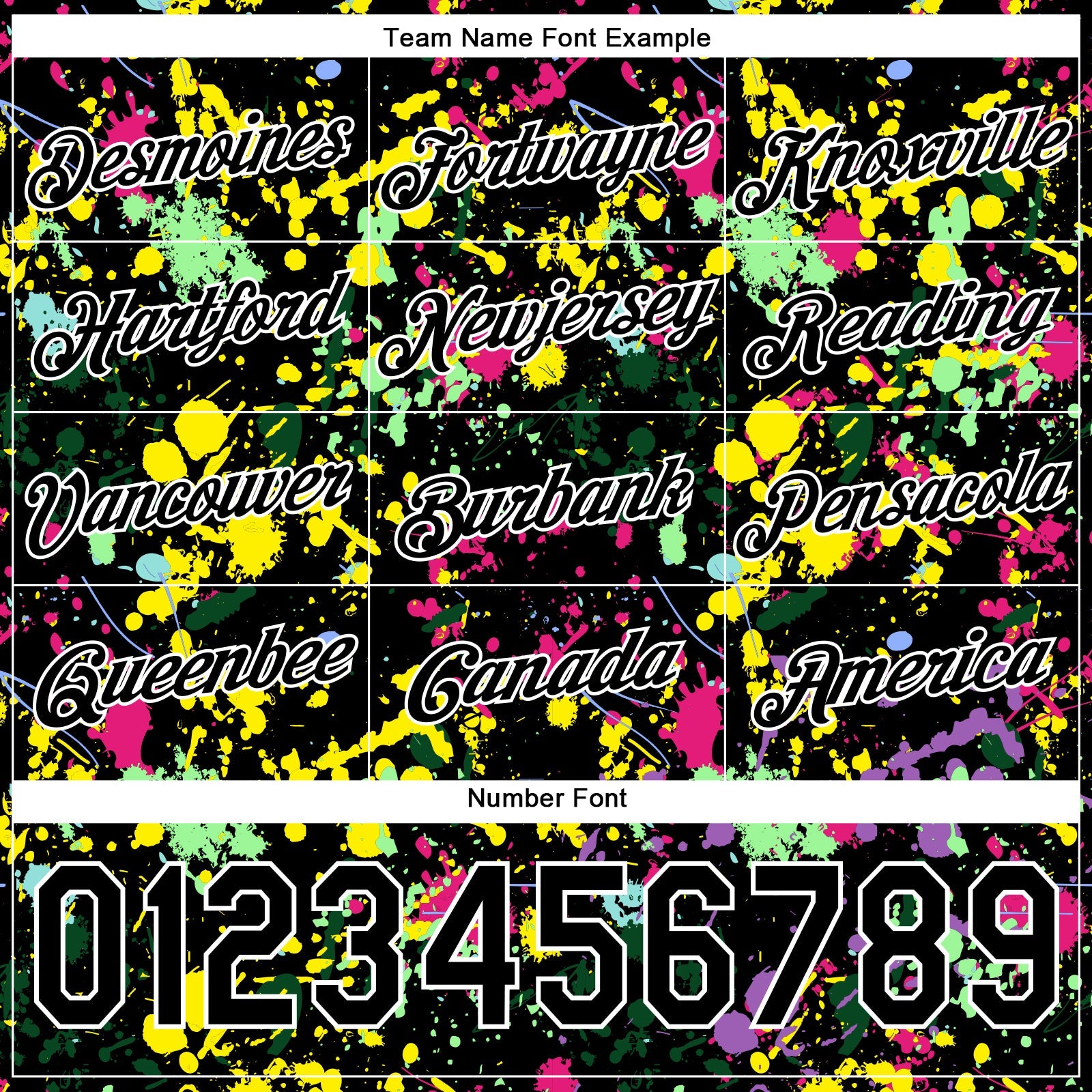 Custom Stitched Graffiti Pattern Black-White 3D Splash Grunge Art Sports Pullover Sweatshirt Hoodie view 4