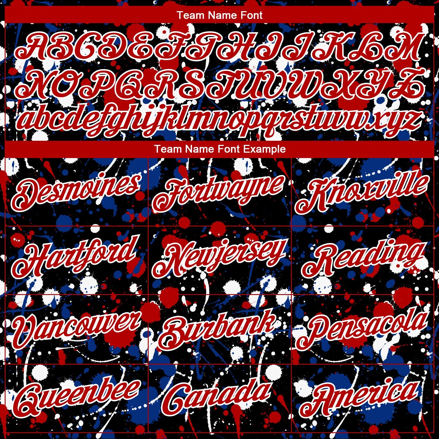 Custom Stitched Graffiti Pattern Red Black-White 3D Splash Grunge Art Sports Pullover Sweatshirt Hoodie view 3