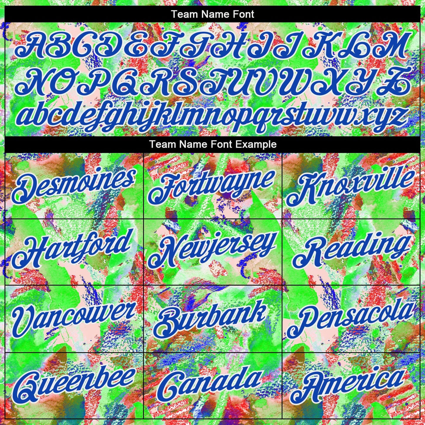Custom Stitched Graffiti Pattern Thunder Blue-White 3D Watercolor Grunge Art Sports Pullover Sweatshirt Hoodie view 3