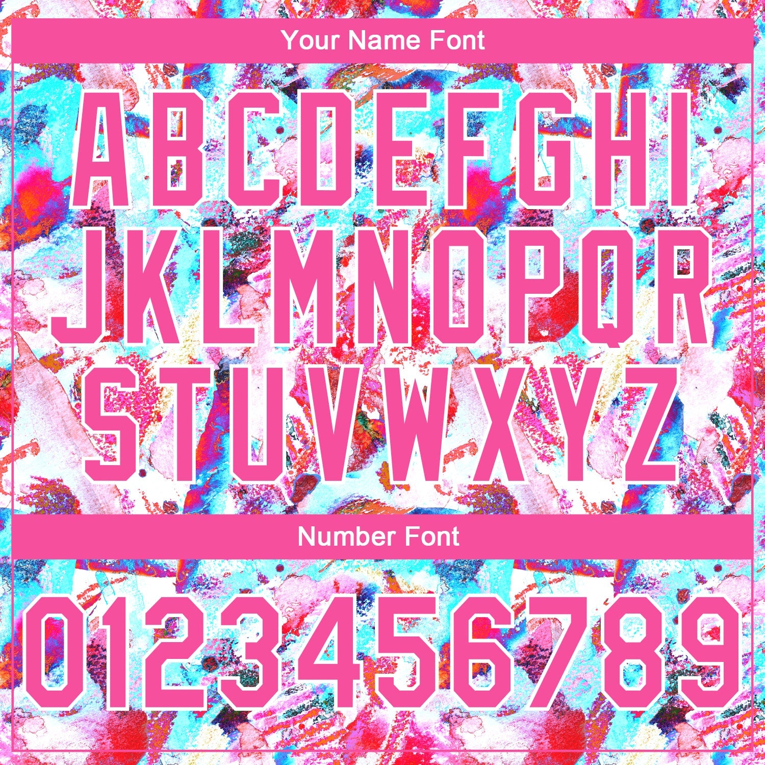 Custom Stitched Graffiti Pattern Pink-White 3D Watercolor Grunge Art Sports Pullover Sweatshirt Hoodie view 4