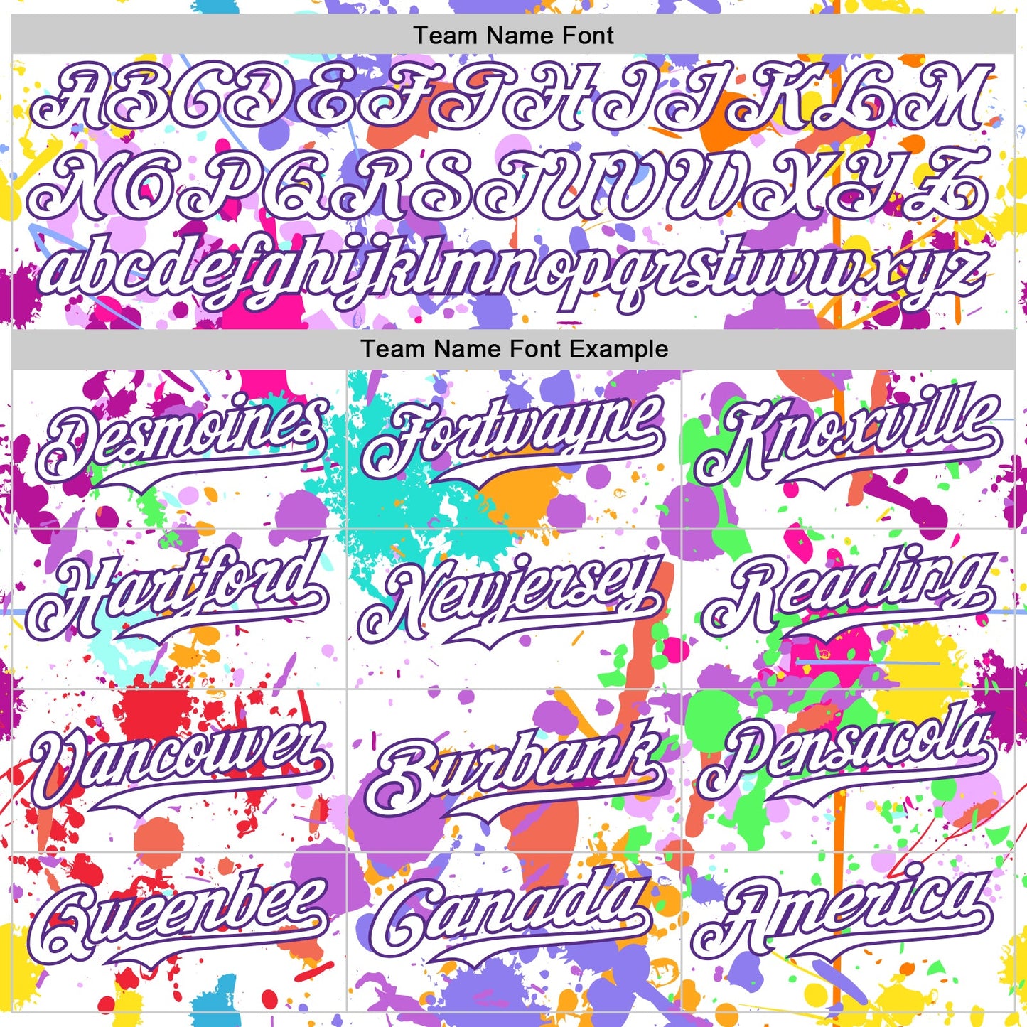 Custom Graffiti Pattern White-Purple Authentic Baseball Jersey view 4