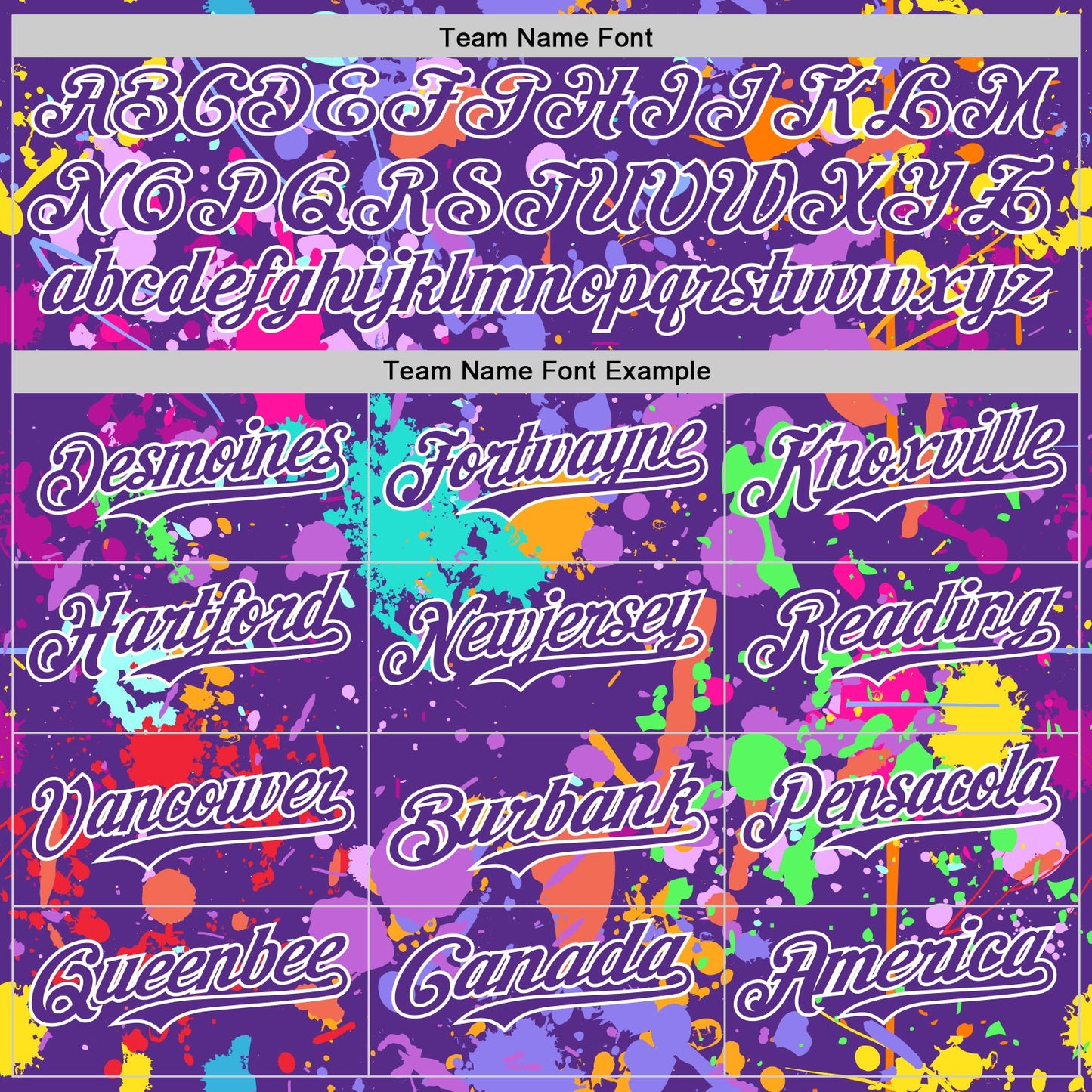 Custom Graffiti Pattern Purple-White Authentic Baseball Jersey view 4