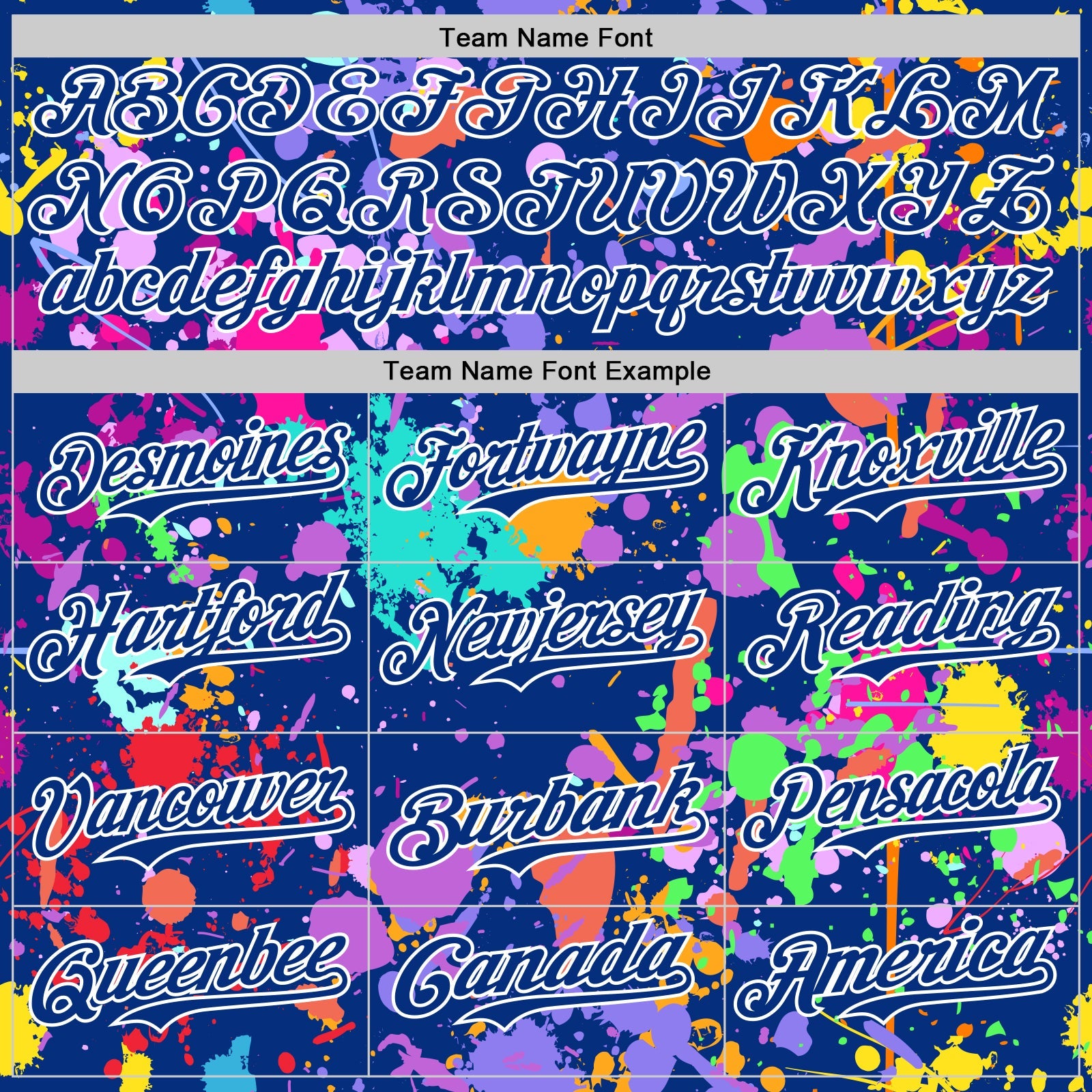 Custom Graffiti Pattern Royal-White Authentic Baseball Jersey view 4