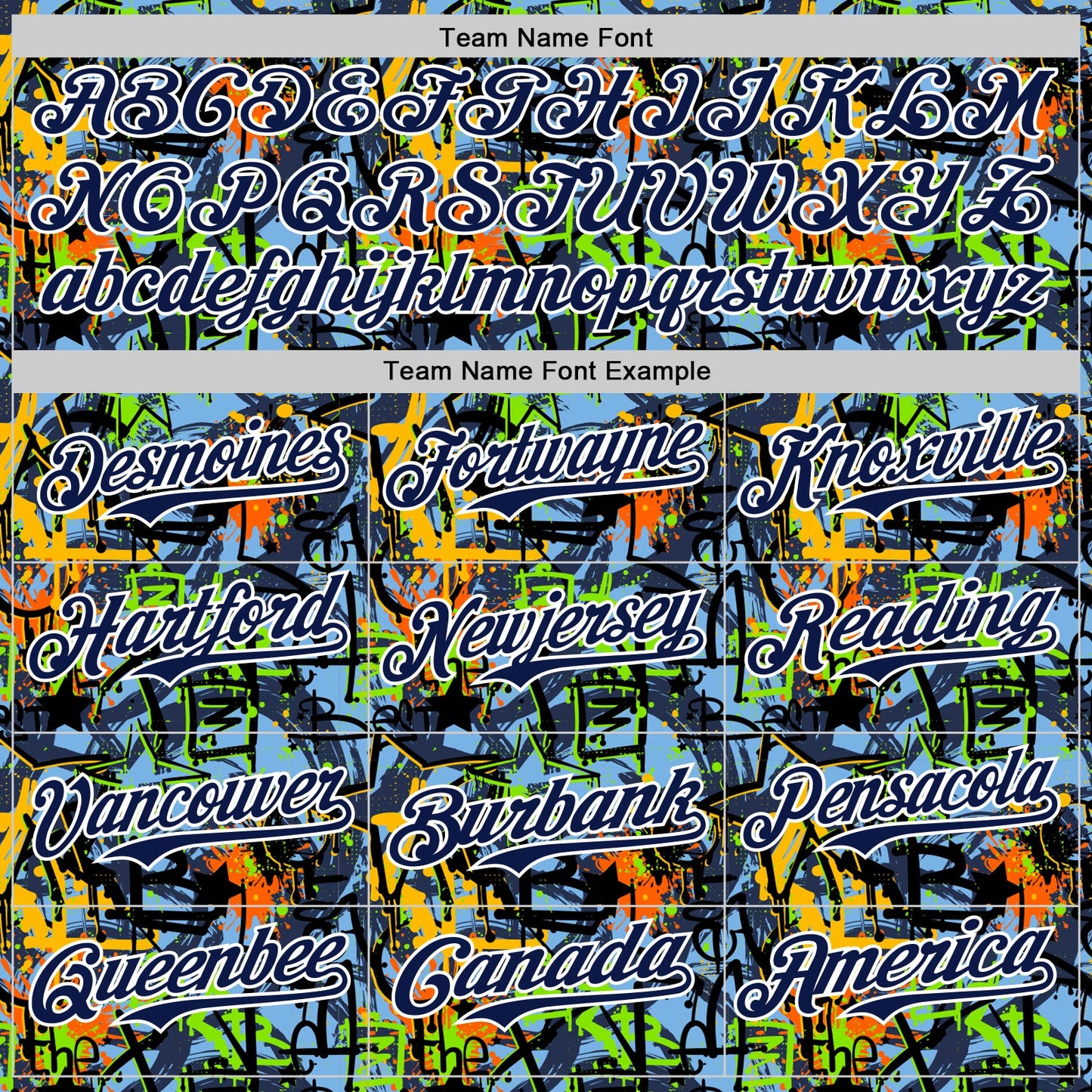 Custom Graffiti Pattern Navy-White Splatter Authentic Baseball Jersey view 4