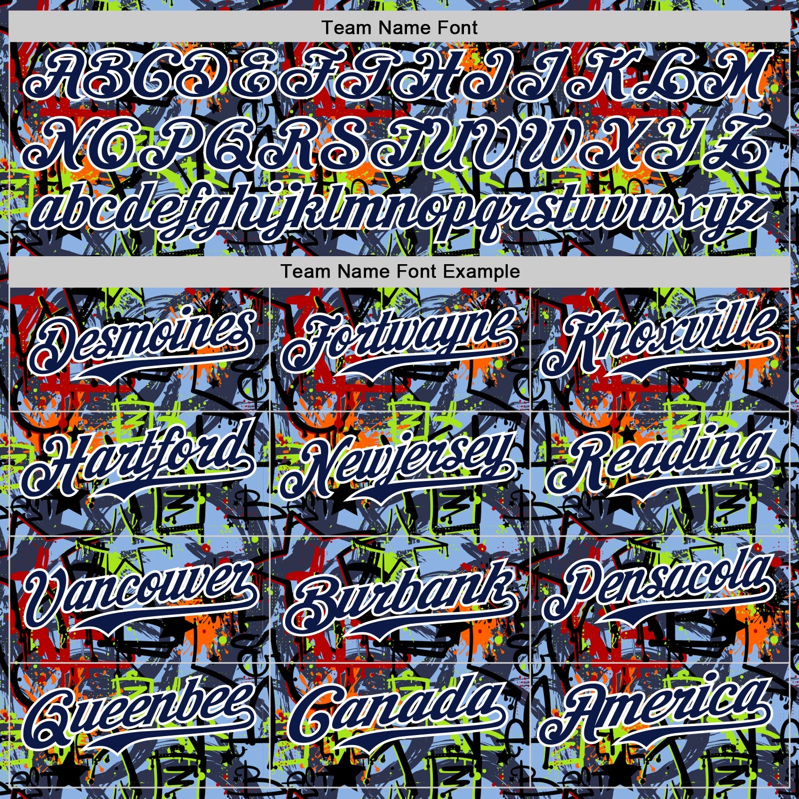 Custom Graffiti Pattern Navy-White Splatter Authentic Baseball Jersey view 4