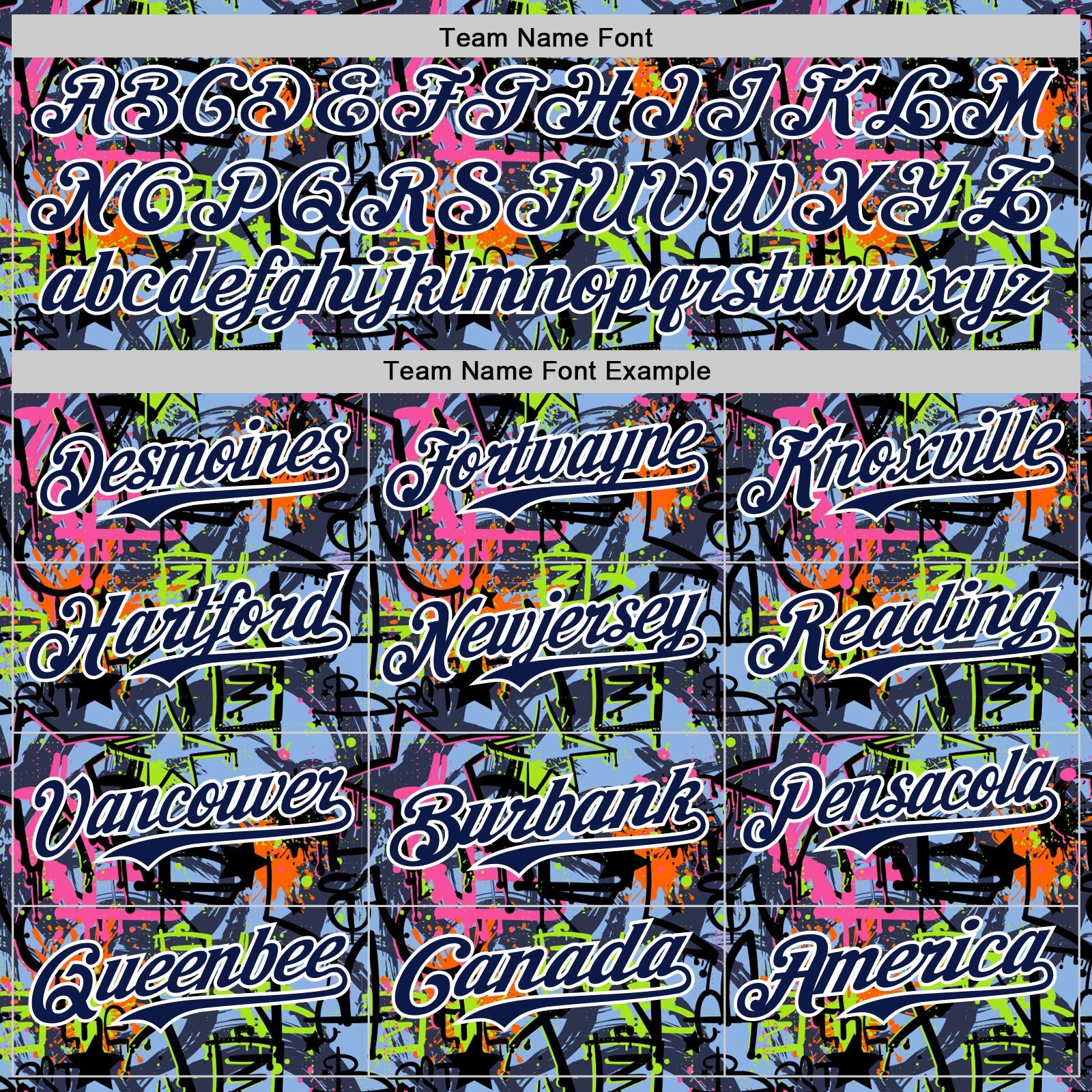 Custom Graffiti Pattern Navy-White Splatter Authentic Baseball Jersey view 4