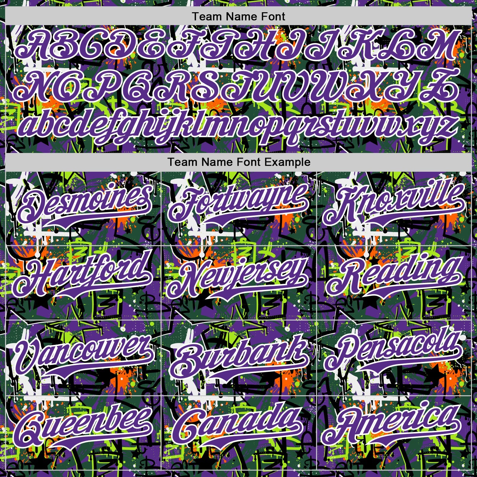 Custom Graffiti Pattern Purple-White Splatter Authentic Baseball Jersey view 4