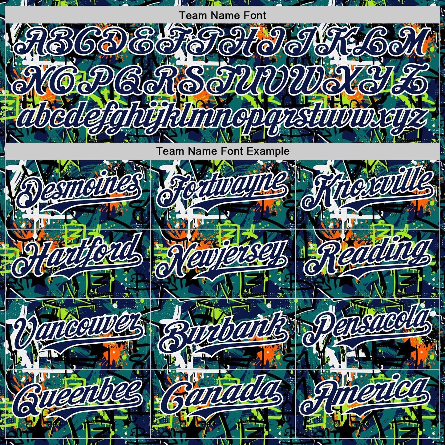 Custom Graffiti Pattern Navy-White Splatter Authentic Baseball Jersey view 4