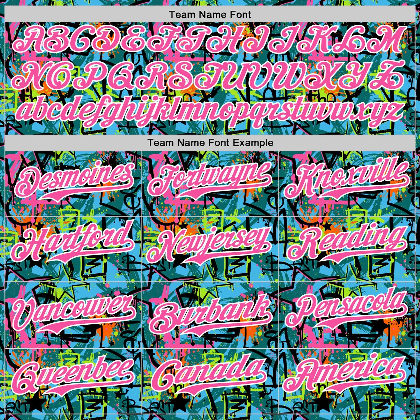 Custom Graffiti Pattern Pink-White Splatter Authentic Baseball Jersey view 4