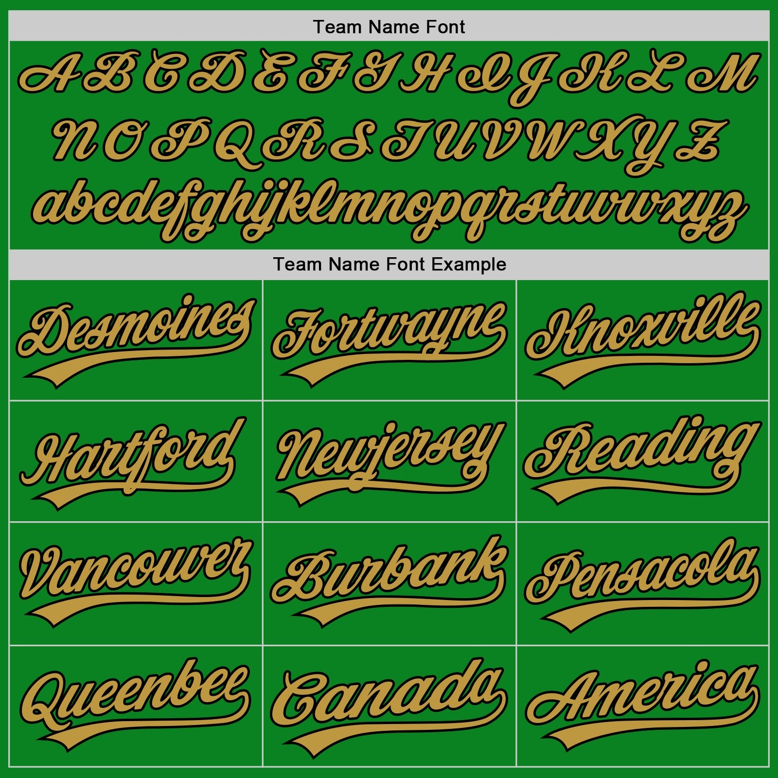 Custom Grass Green Old Gold-Black Authentic Baseball Jersey view 4