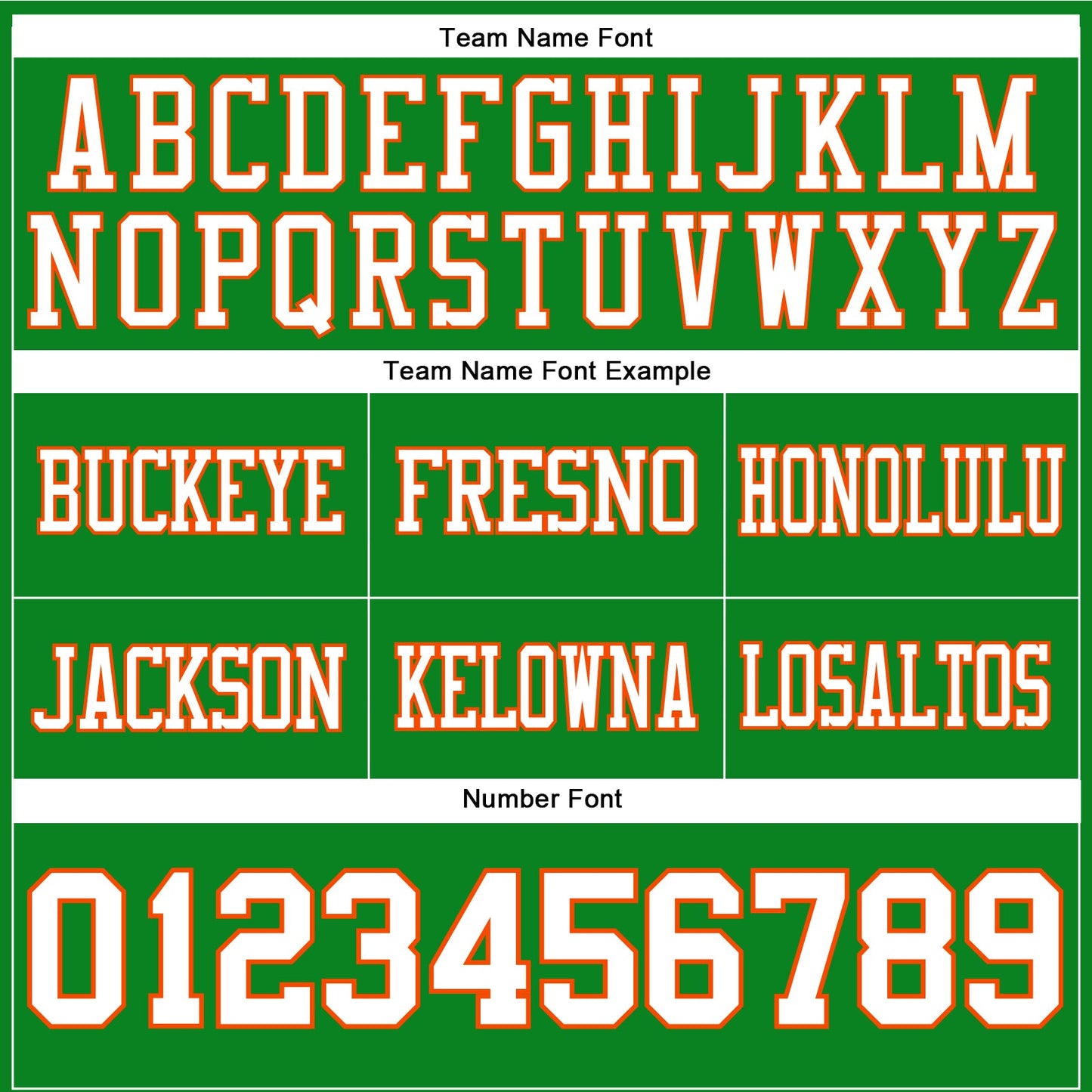 Custom Grass Green White-Orange Authentic Football Jersey view 4