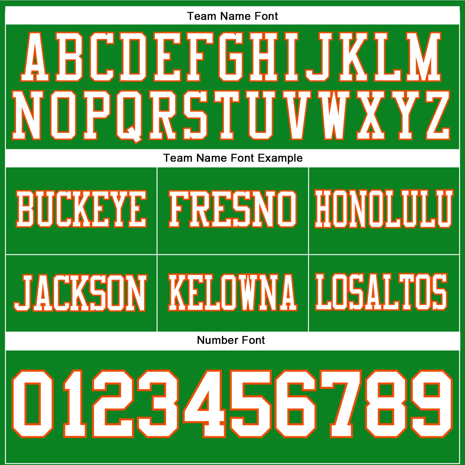 Custom Grass Green White-Orange Authentic Football Jersey view 4