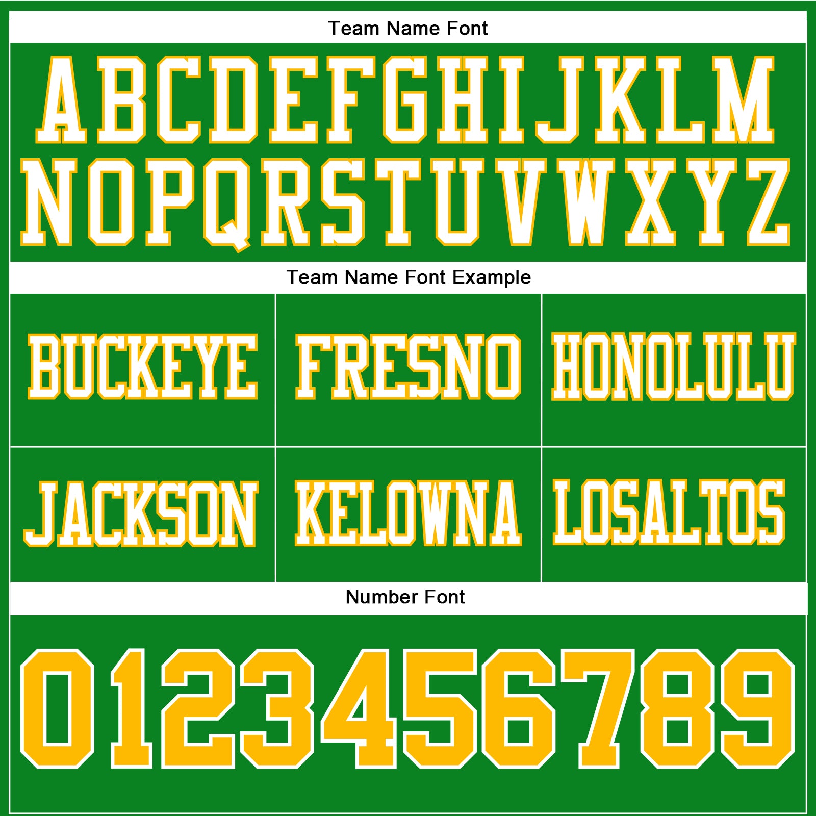 Custom Grass Green Gold-White Authentic Football Jersey view 4