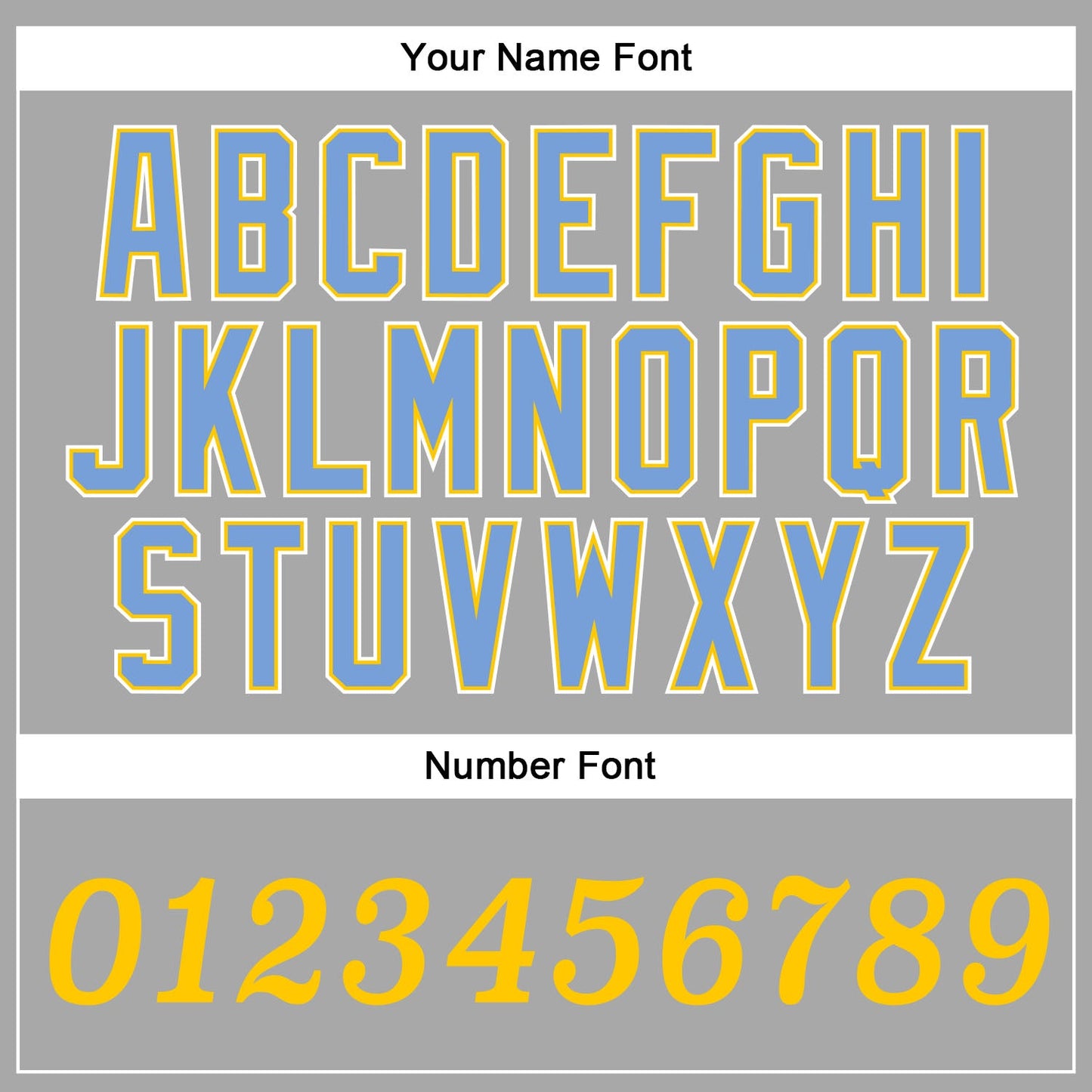 Custom Gray Gold-Light Blue Authentic Baseball Jersey view 4