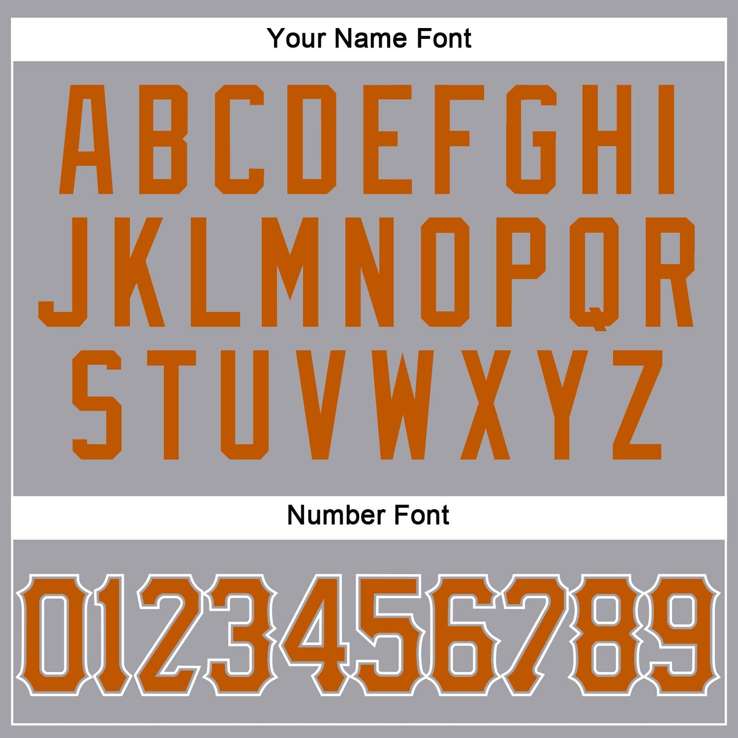 Custom Gray Texas Orange-White Authentic Baseball Jersey view 5