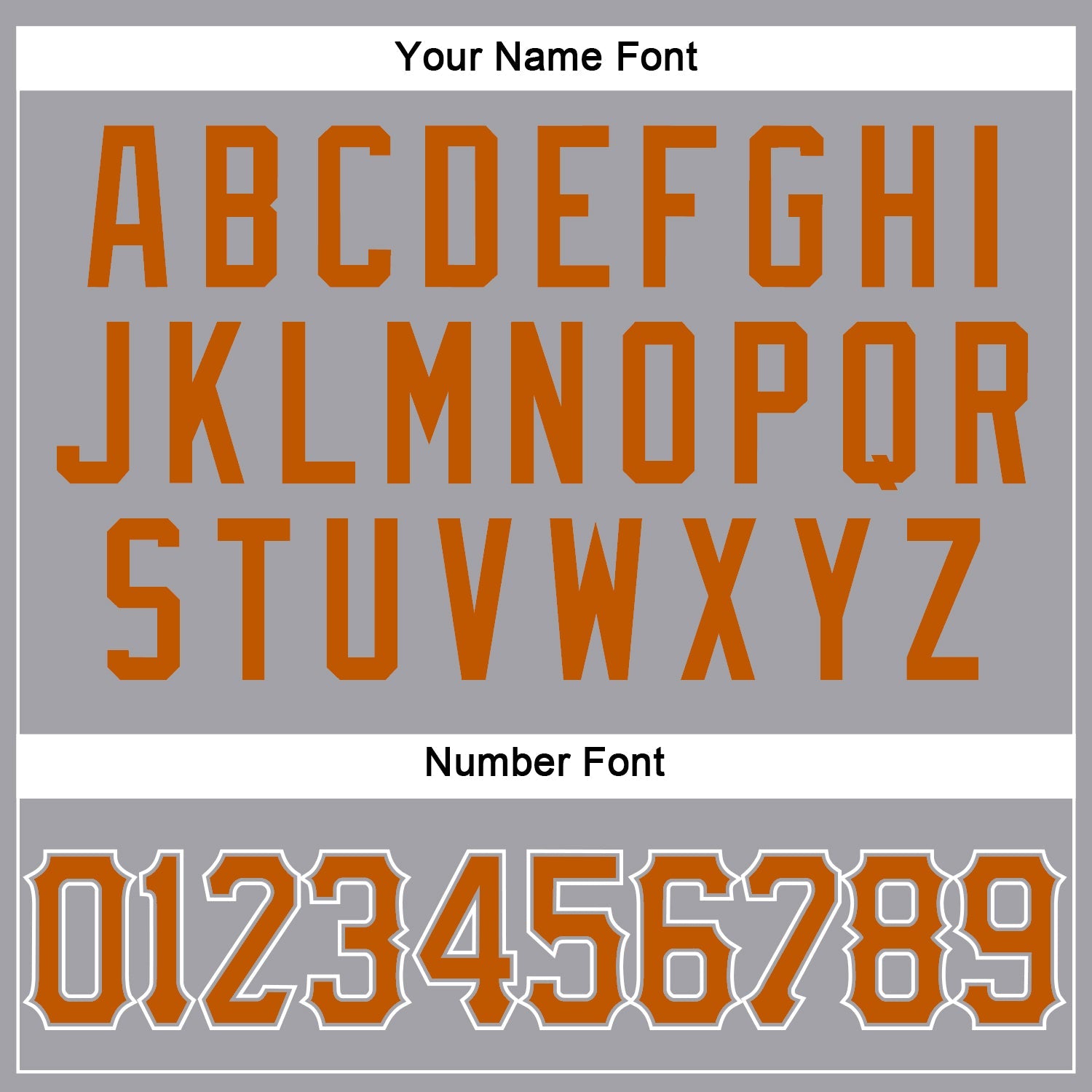 Custom Gray Texas Orange-White Authentic Baseball Jersey view 5