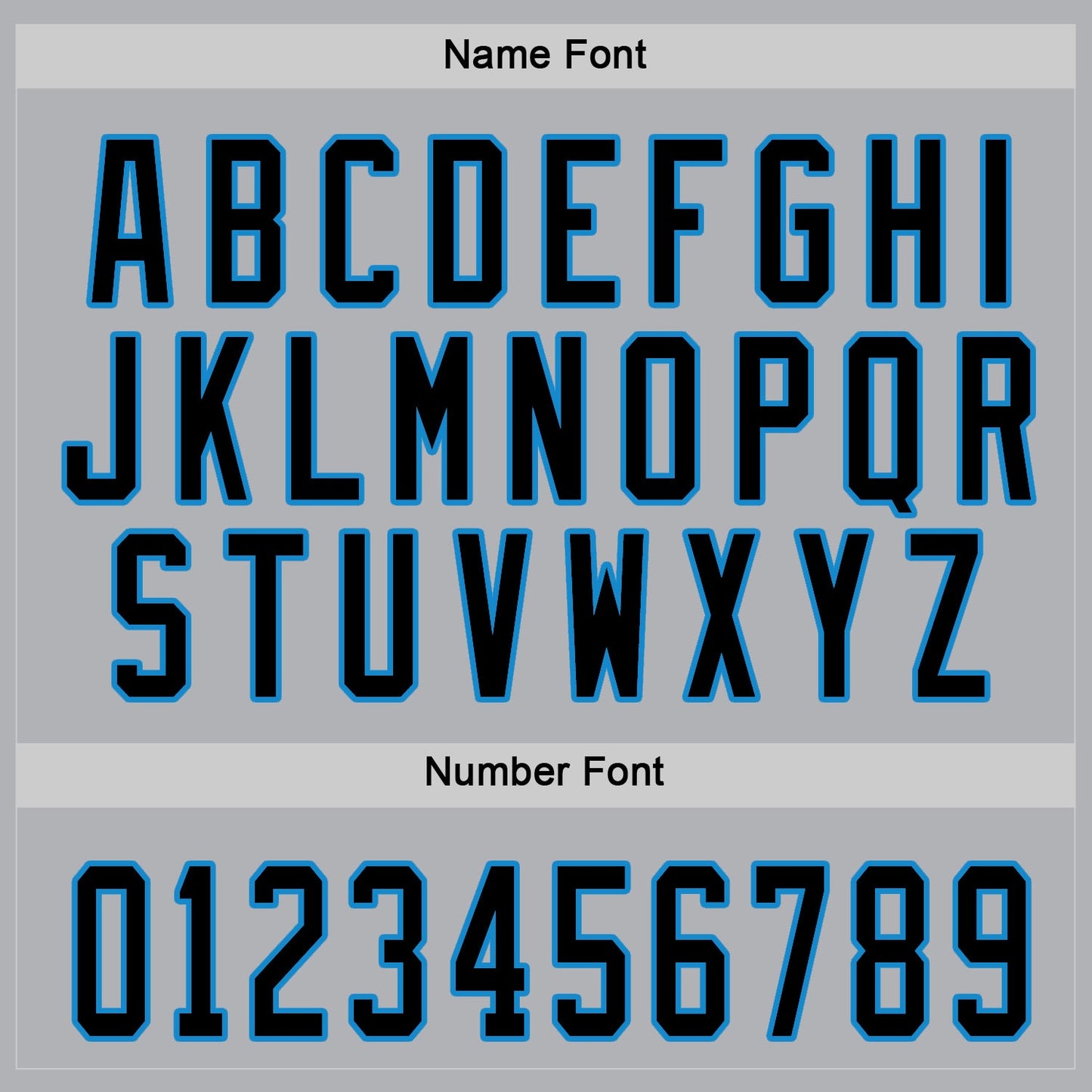 Custom Gray Black-Blue Hockey Jersey view 3