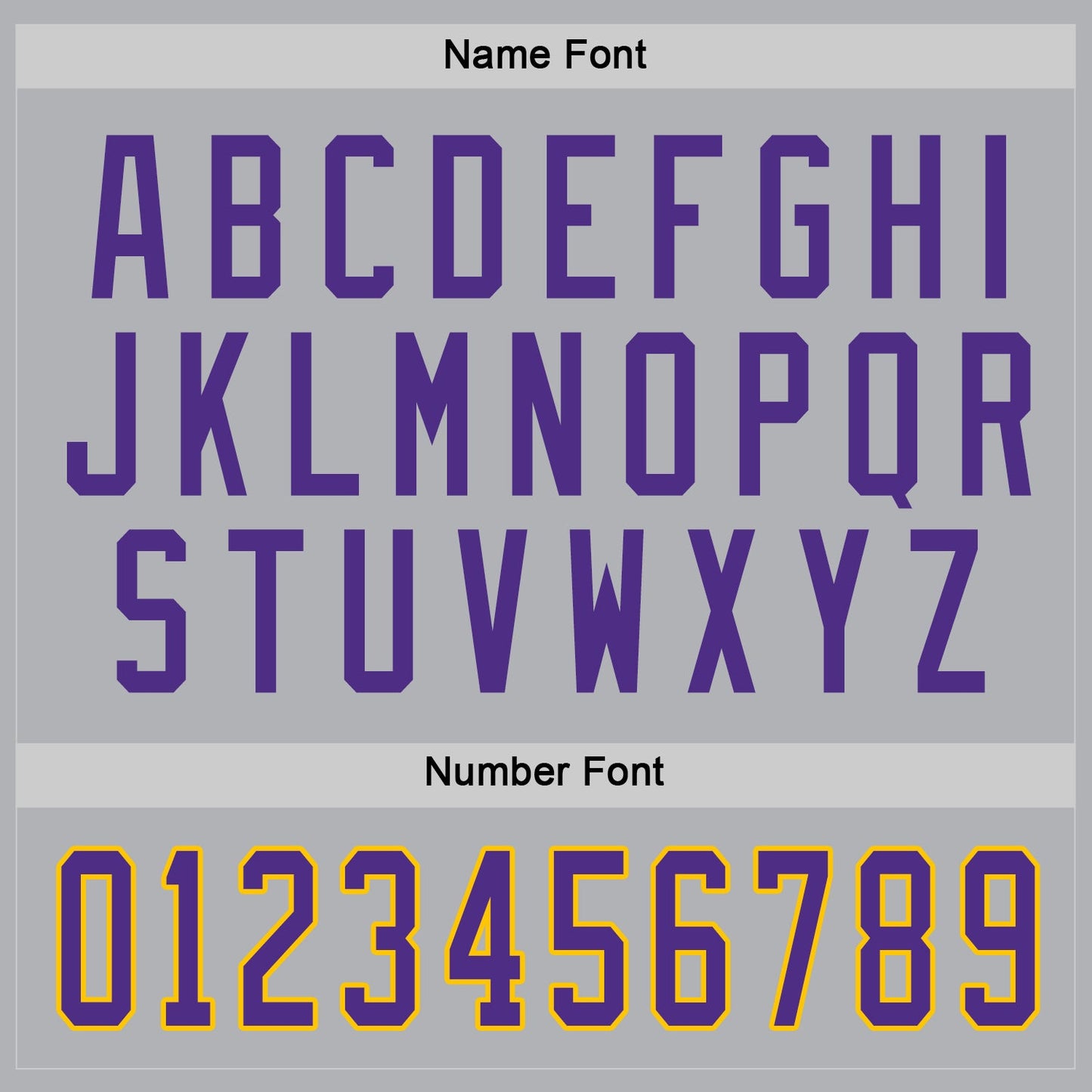 Custom Gray Purple-Gold Hockey Jersey view 3