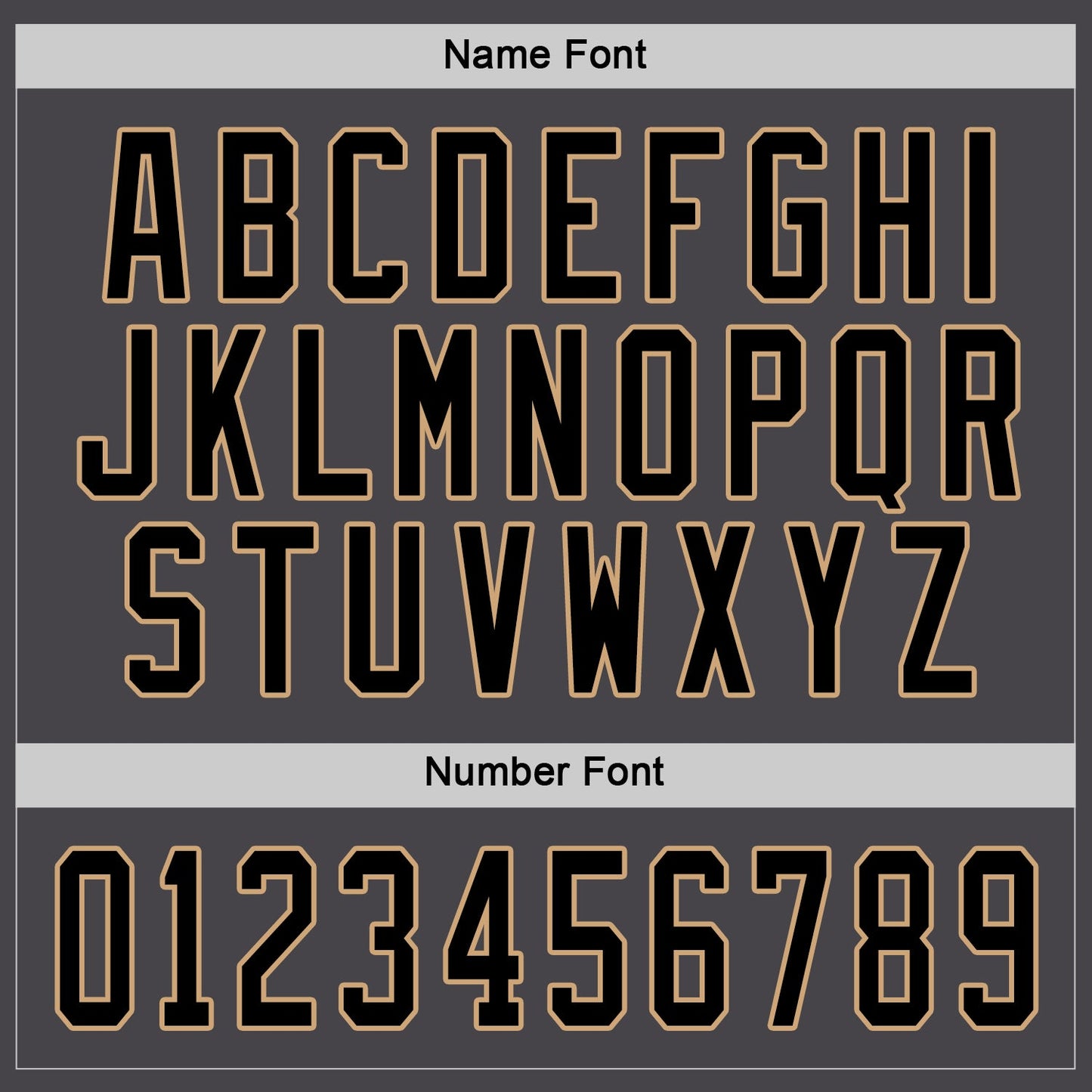 Custom Steel Gray Black-Old Gold Hockey Jersey view 3