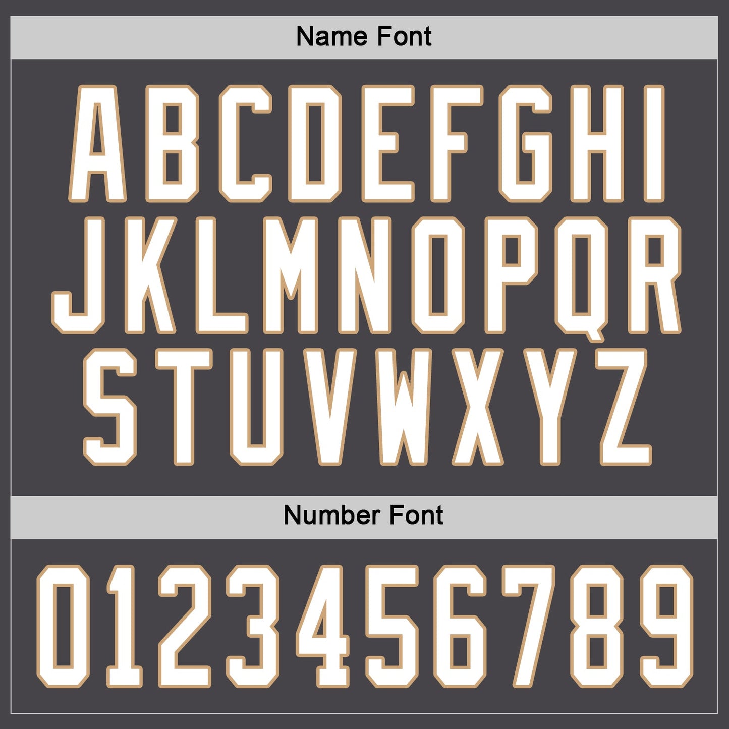 Custom Steel Gray White-Old Gold Hockey Jersey view 3