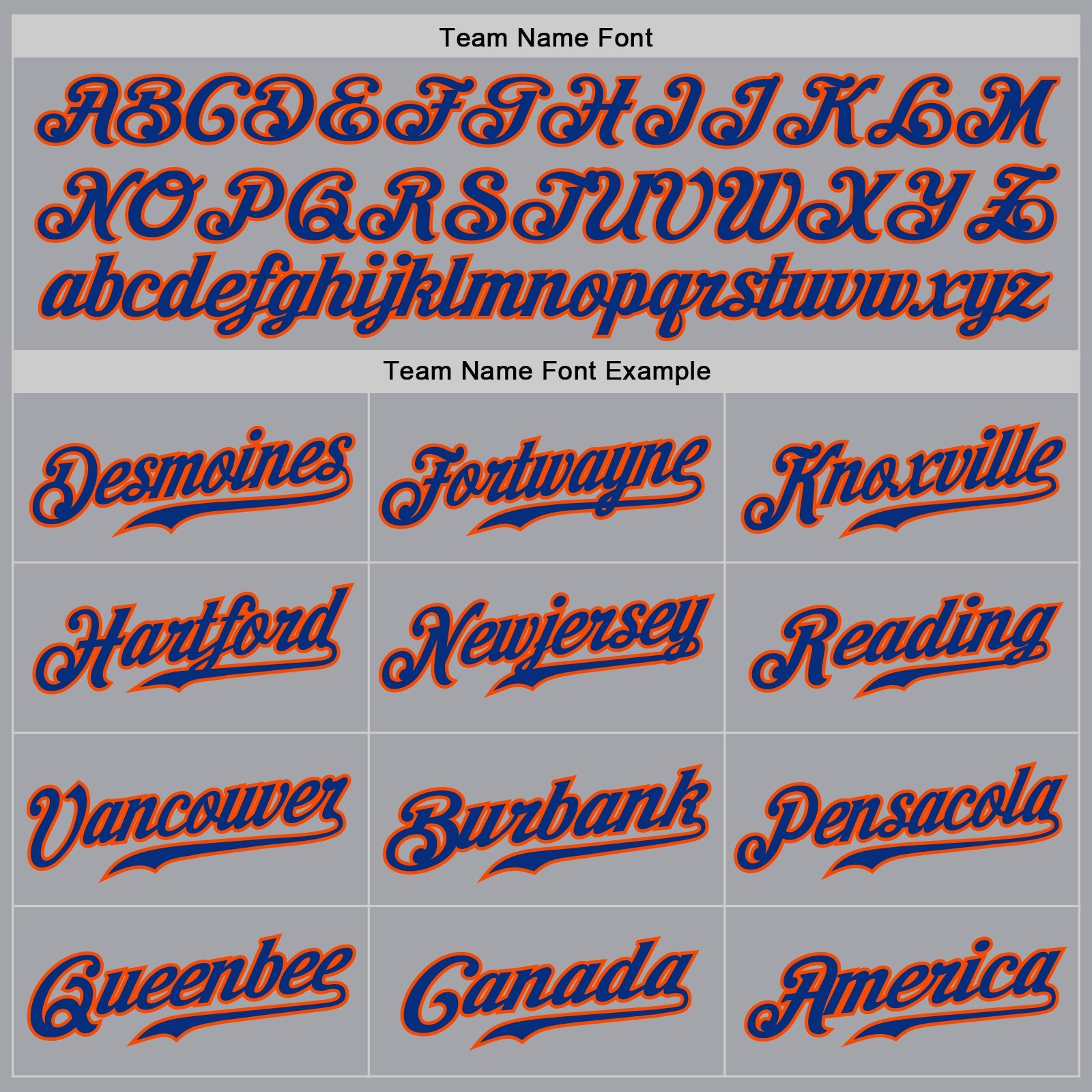 Custom Gray Royal Pinstripe Royal-Orange Authentic Baseball Jersey view 5
