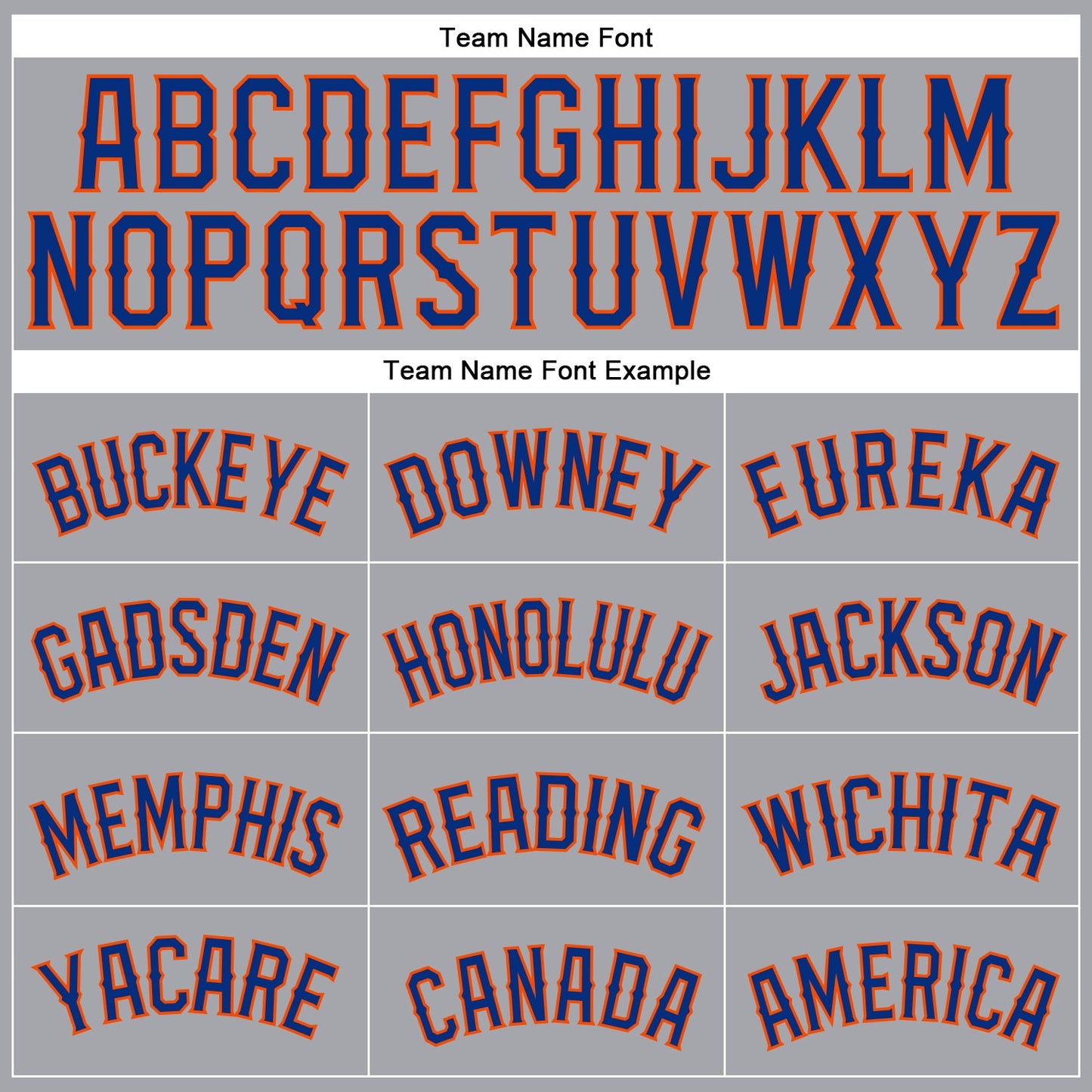 Custom Gray Royal-Orange Authentic Sleeveless Baseball Jersey view 3