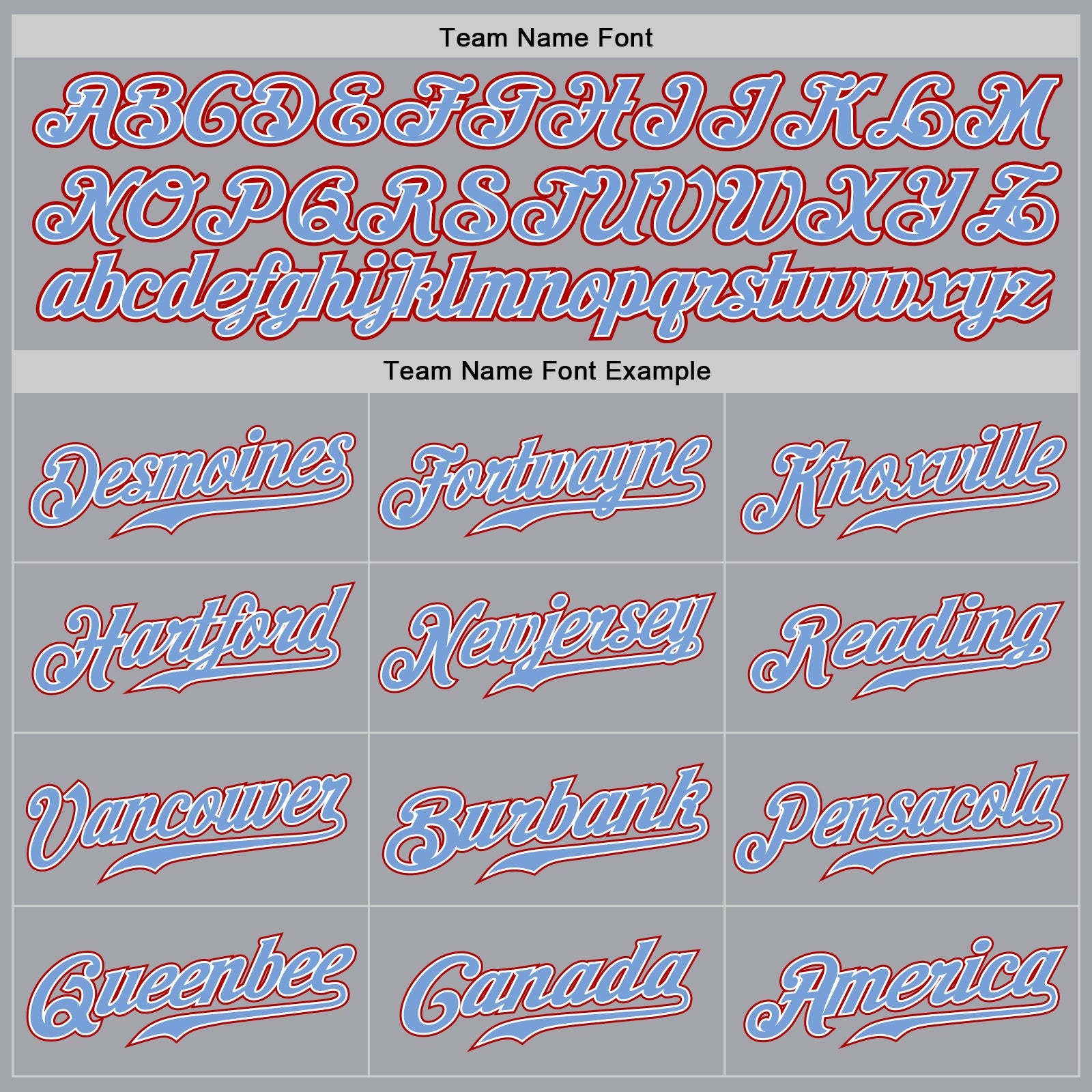 Custom Gray Red White-Light Blue Authentic Baseball Jersey view 4