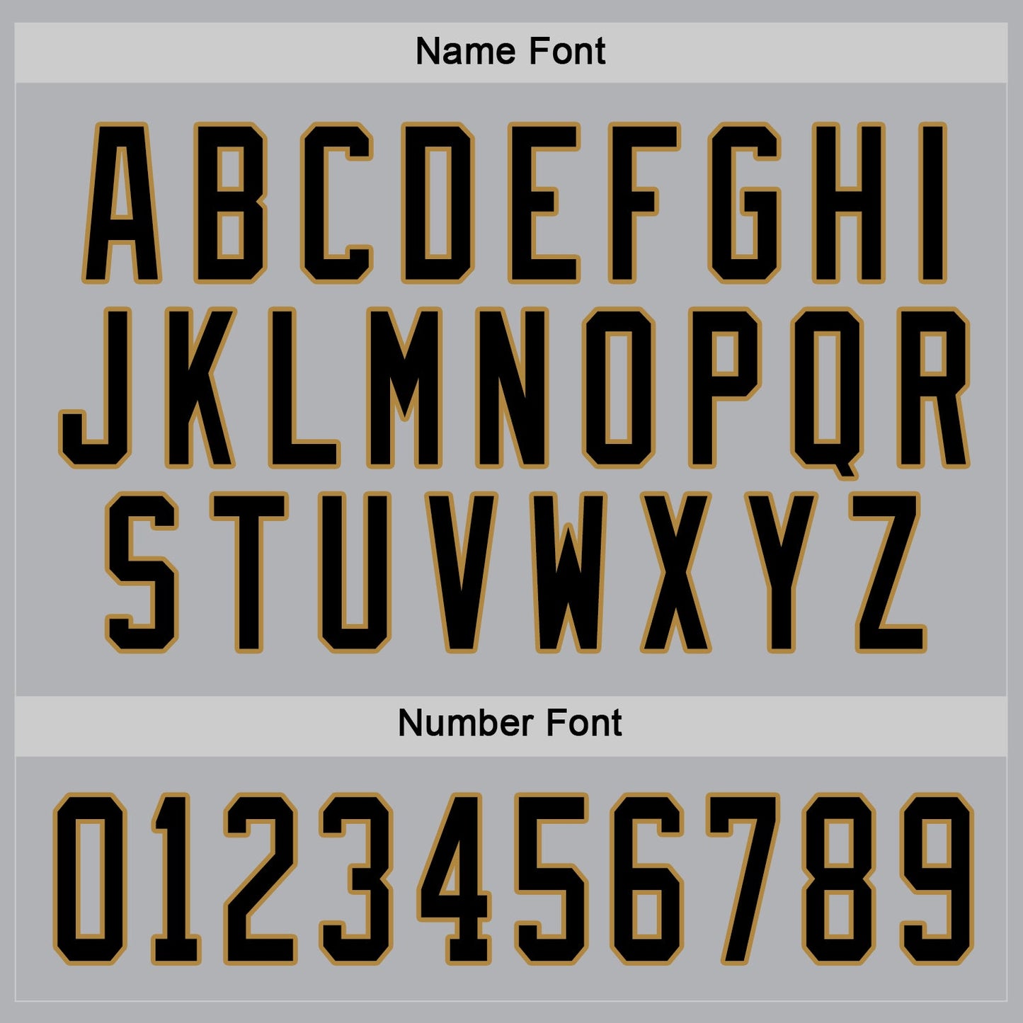 Custom Gray Black-Old Gold Hockey Jersey view 4