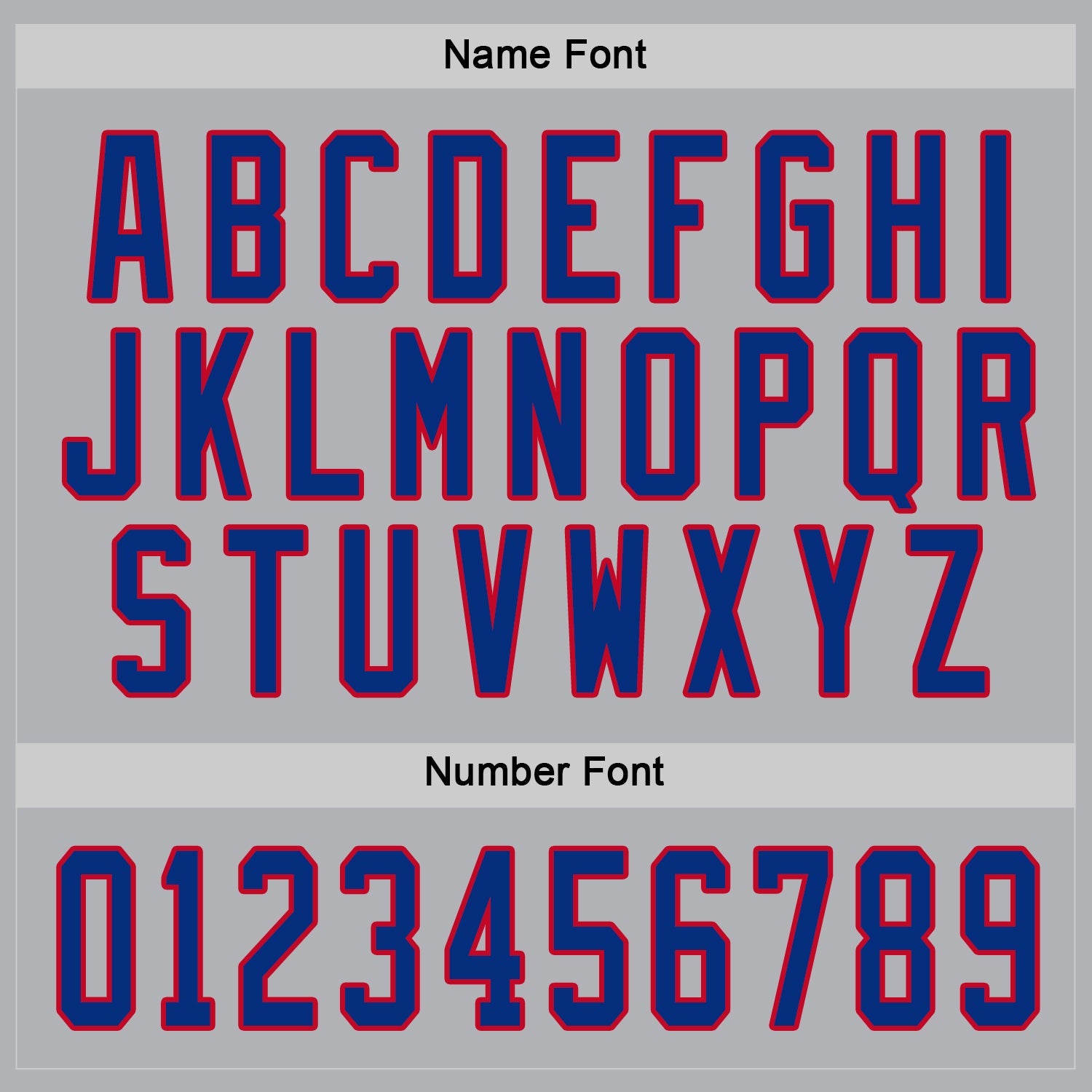 Custom Gray Royal-Red Hockey Jersey view 4